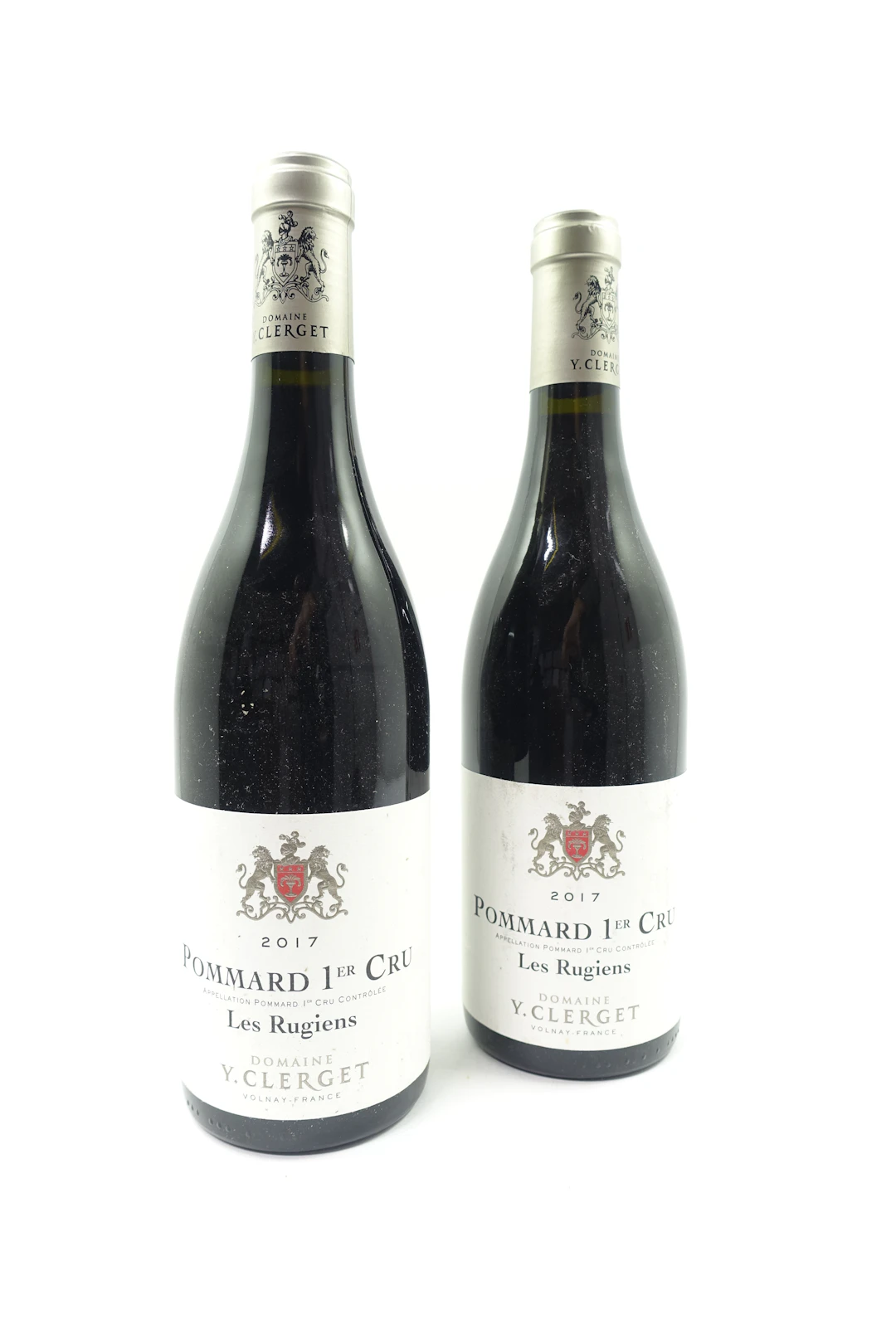 2 bts POMMARD 2017 1er Cru Les Rugiens. Domaine Y.Clerget