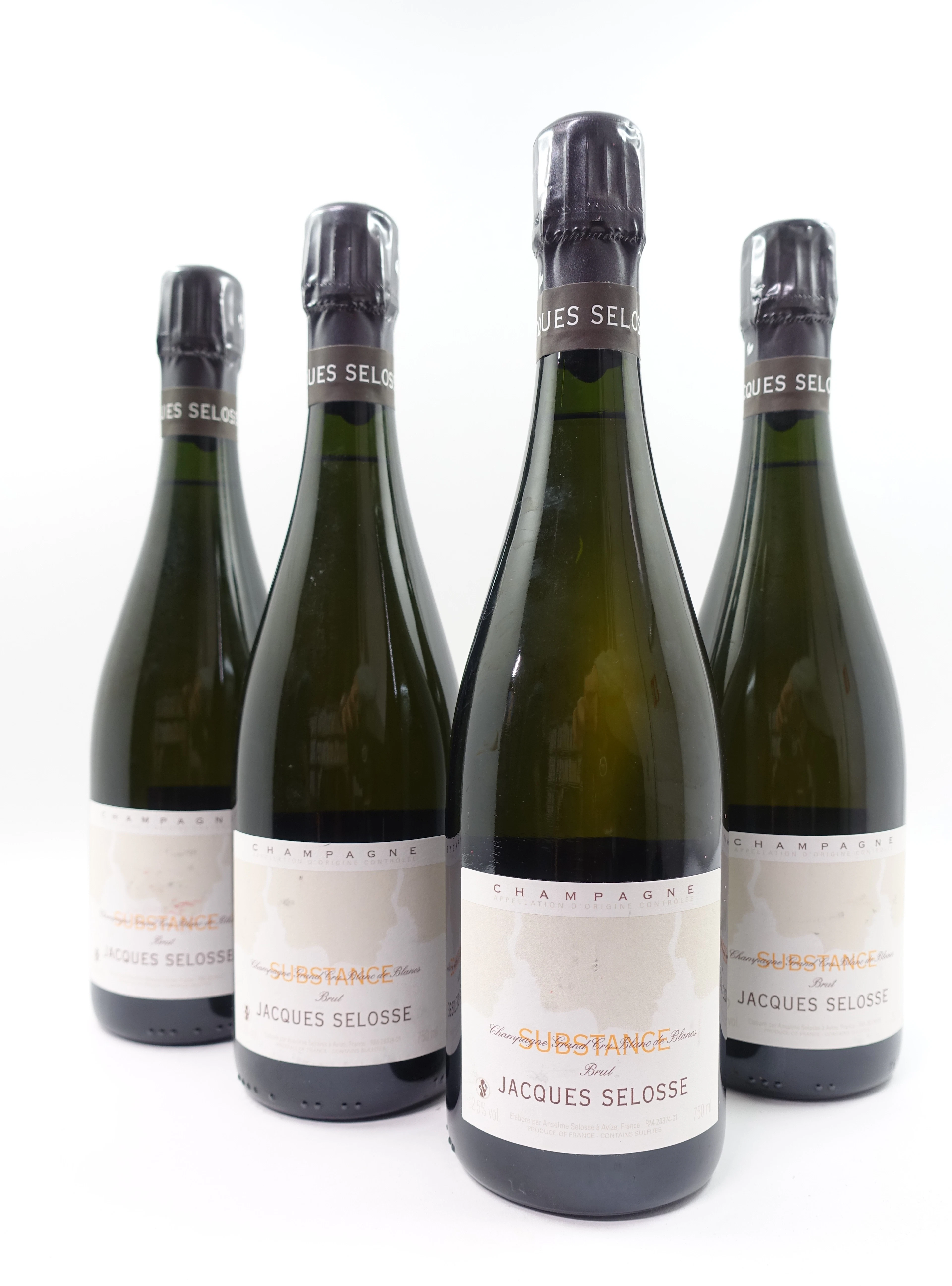 4 bts CHAMPAGNE JACQUES SELOSSE Substance brut. Jacques Selosse