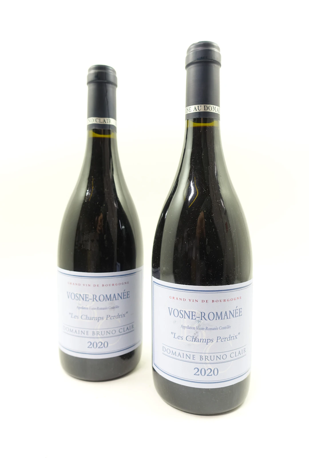 2 bts VOSNE ROMANEE 2020 Les Champs Perdrix. Domaine Bruno Clair