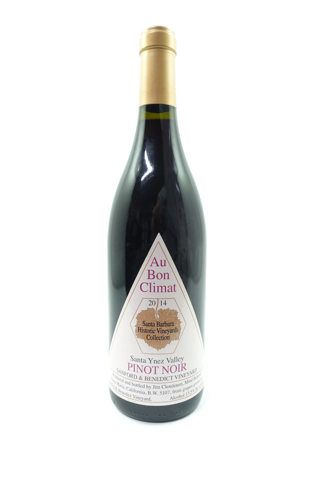 1 bt ETATS-UNIS - AU BON CLIMAT 2014 Pinot Noir Sanford & Benedict