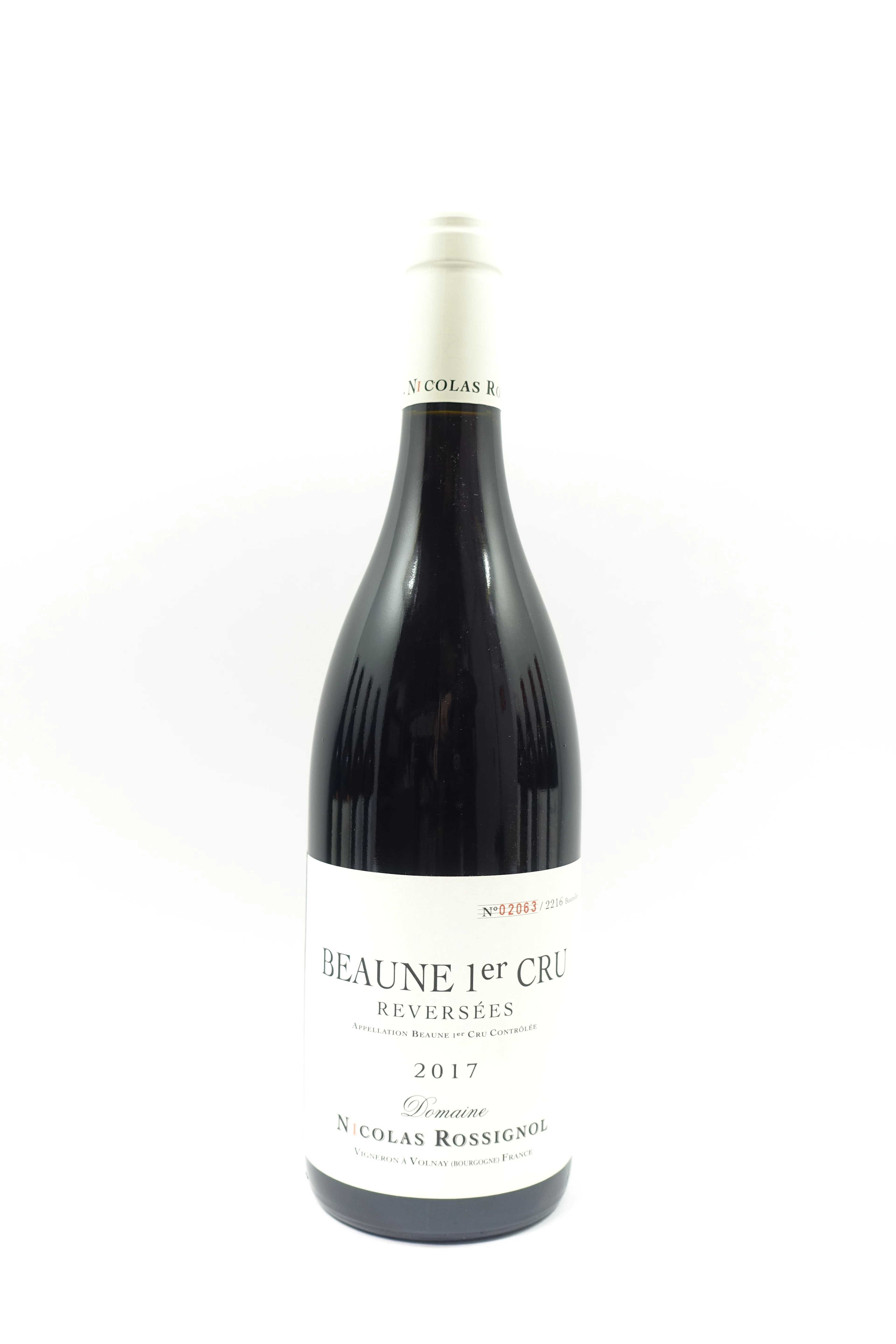 1 bt BEAUNE 2017 1er Cru Reversées. Domaine Nicolas Rossignol