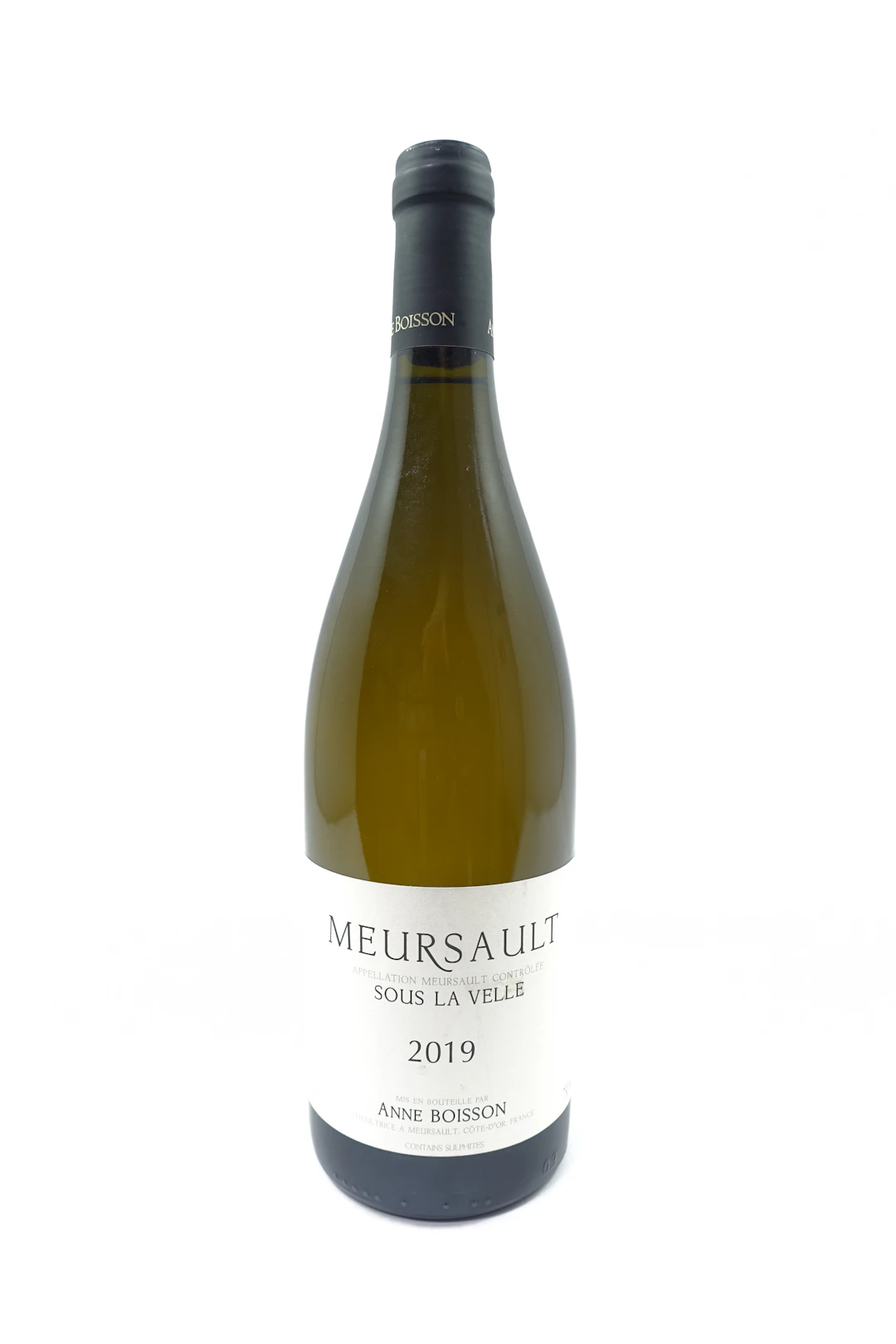 1 bt MEURSAULT 2019 Sous la Velle. Anne Boisson