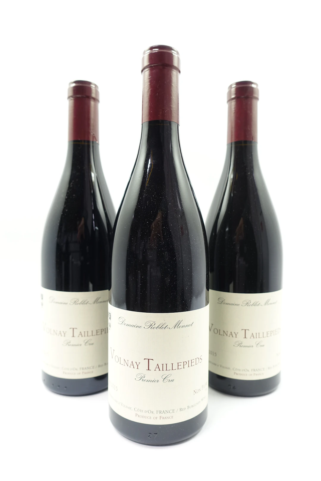 12 bts VOLNAY 2015 1er Cru Taillepieds. Domaine Roblet-Monnot