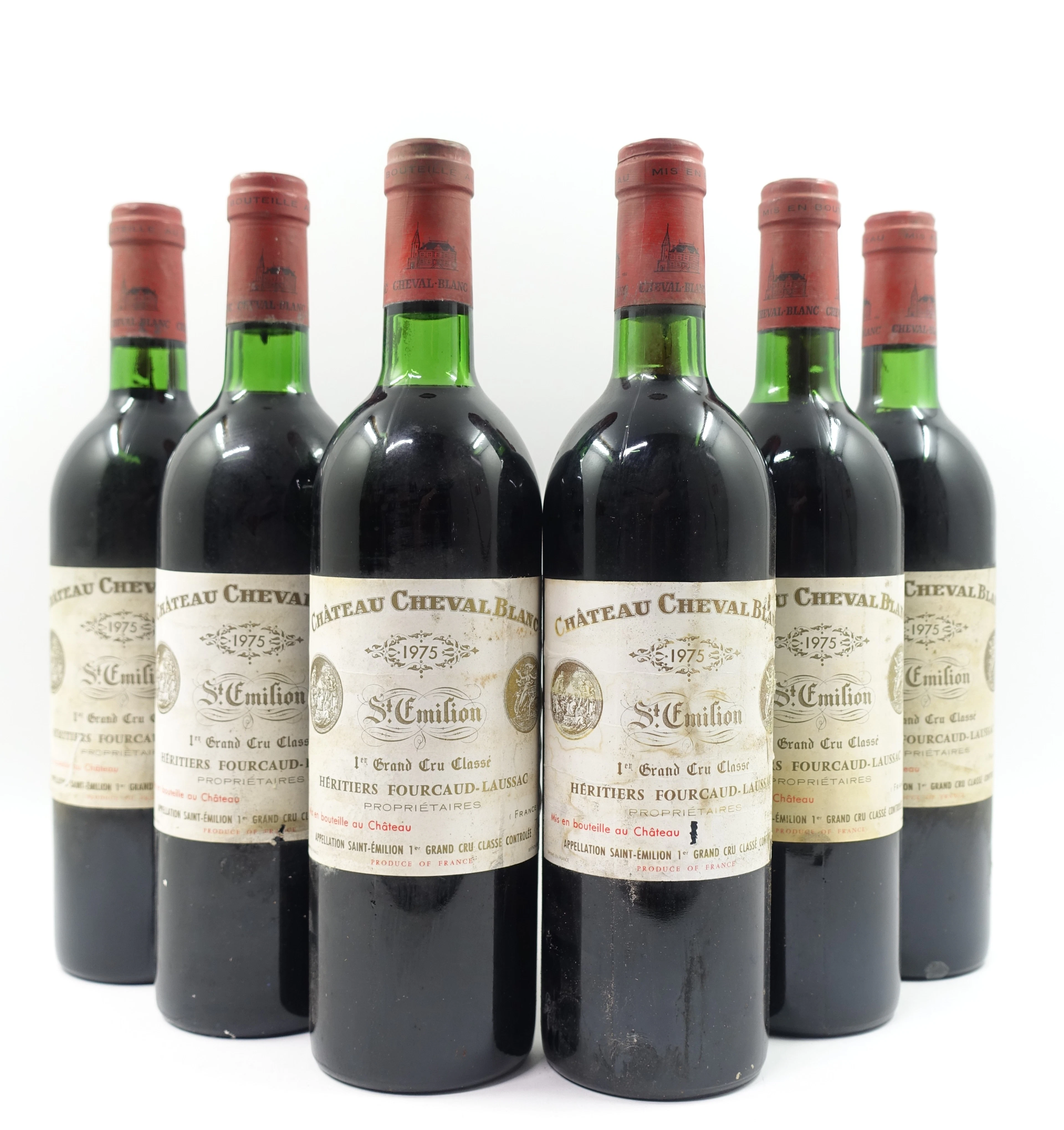 6 bts CH CHEVAL BLANC 1975 1er GCC (A) St Emillion