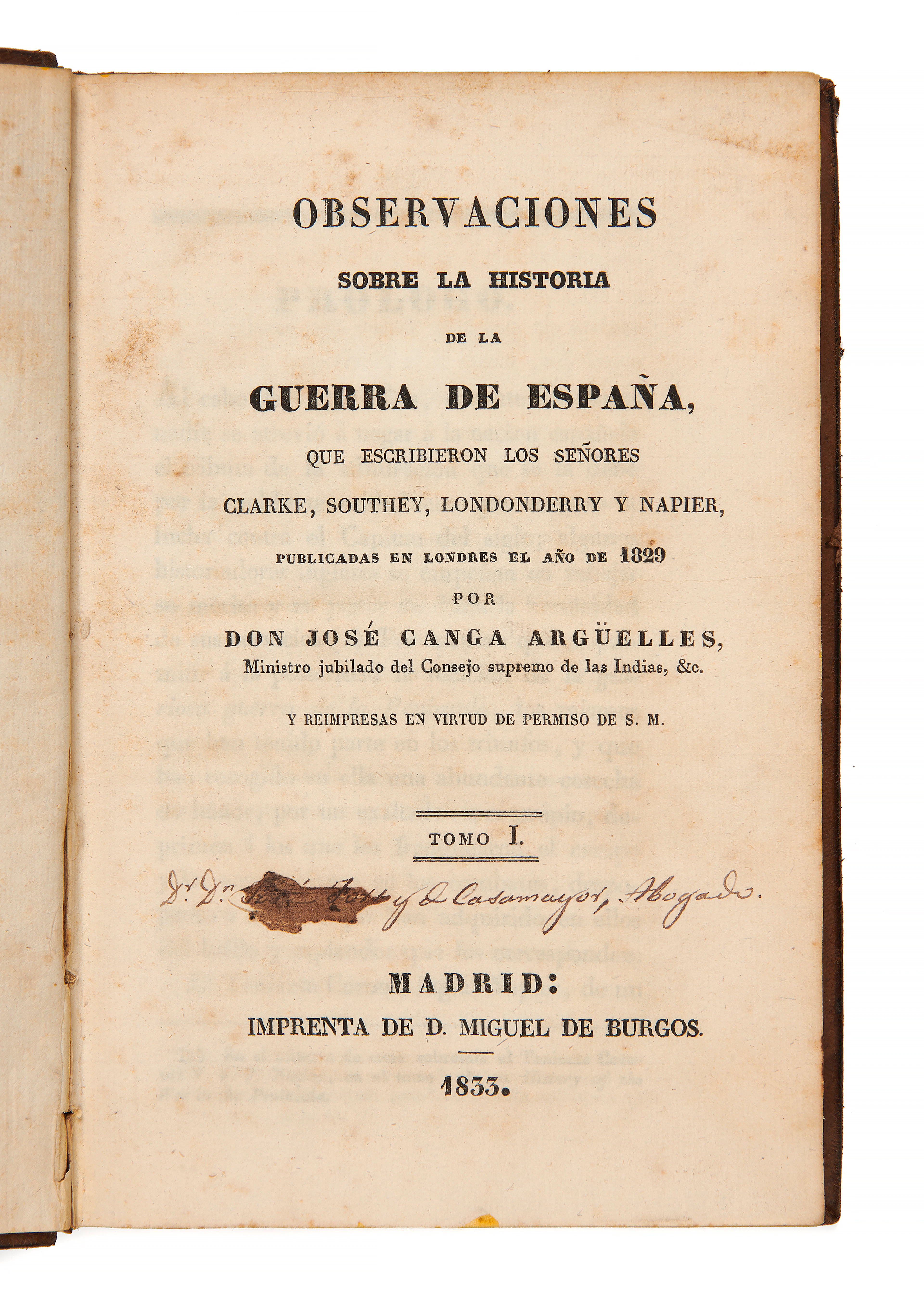 CANGA ARGÜELLES (José)