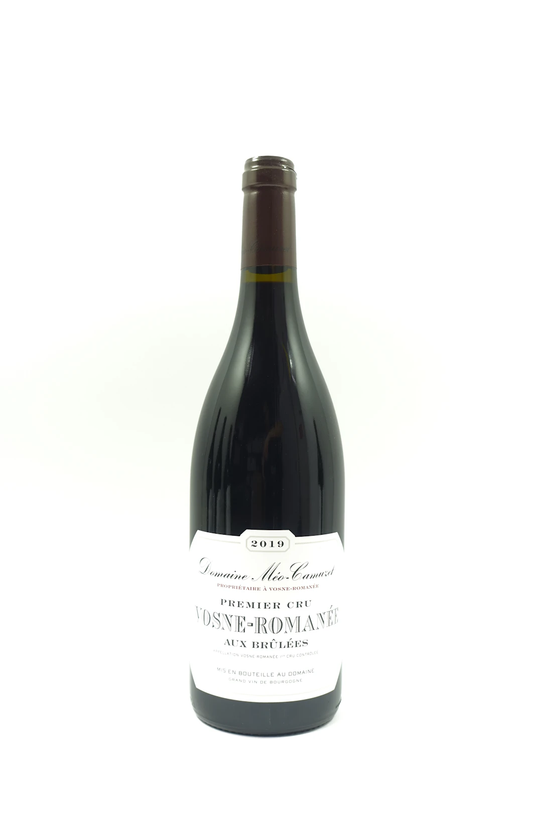 1 bt VOSNE ROMANEE 2019 1er Cru Aux Brulées. Domaine Méo Camuzet