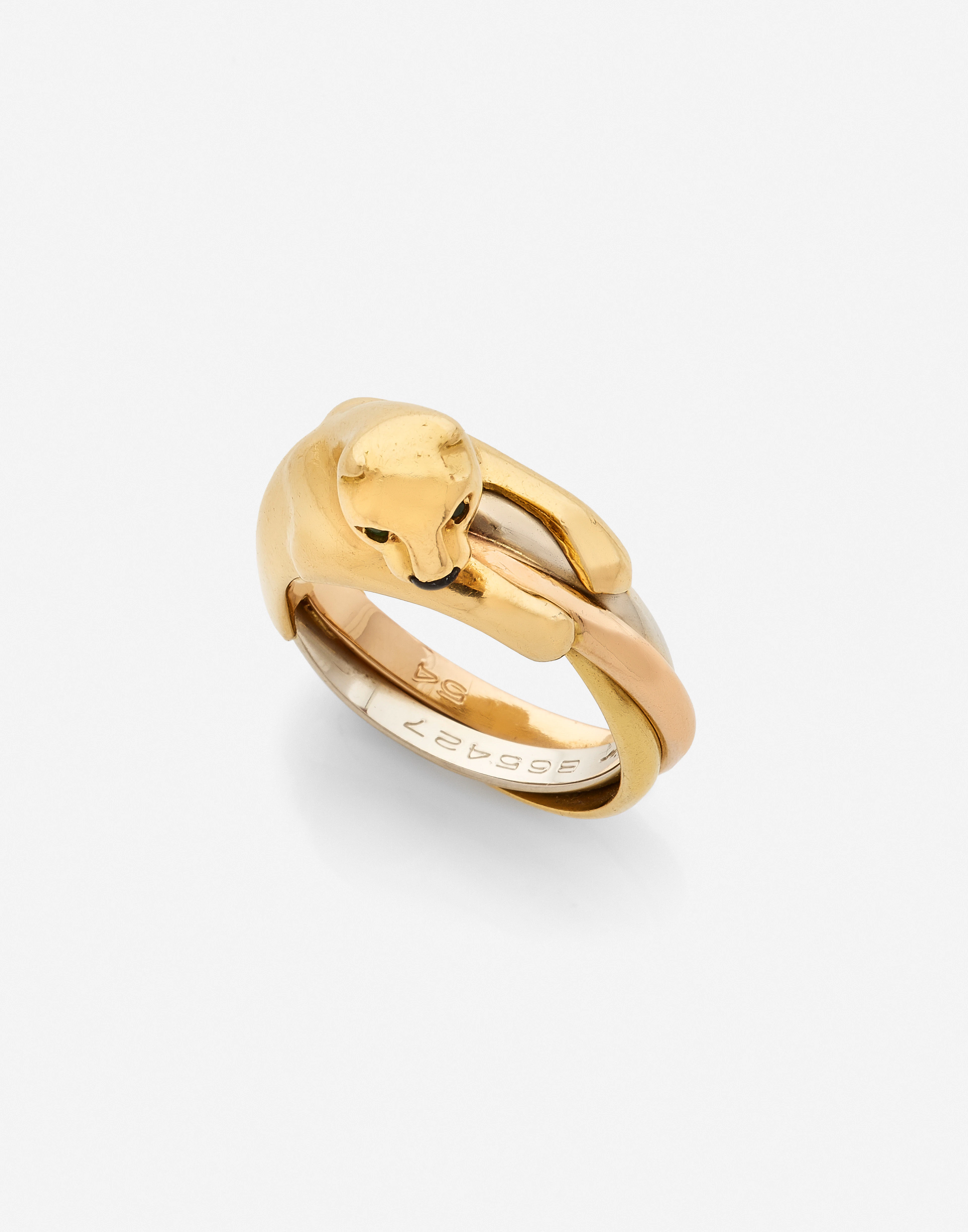 CARTIER Bague "Trinity Panthère"