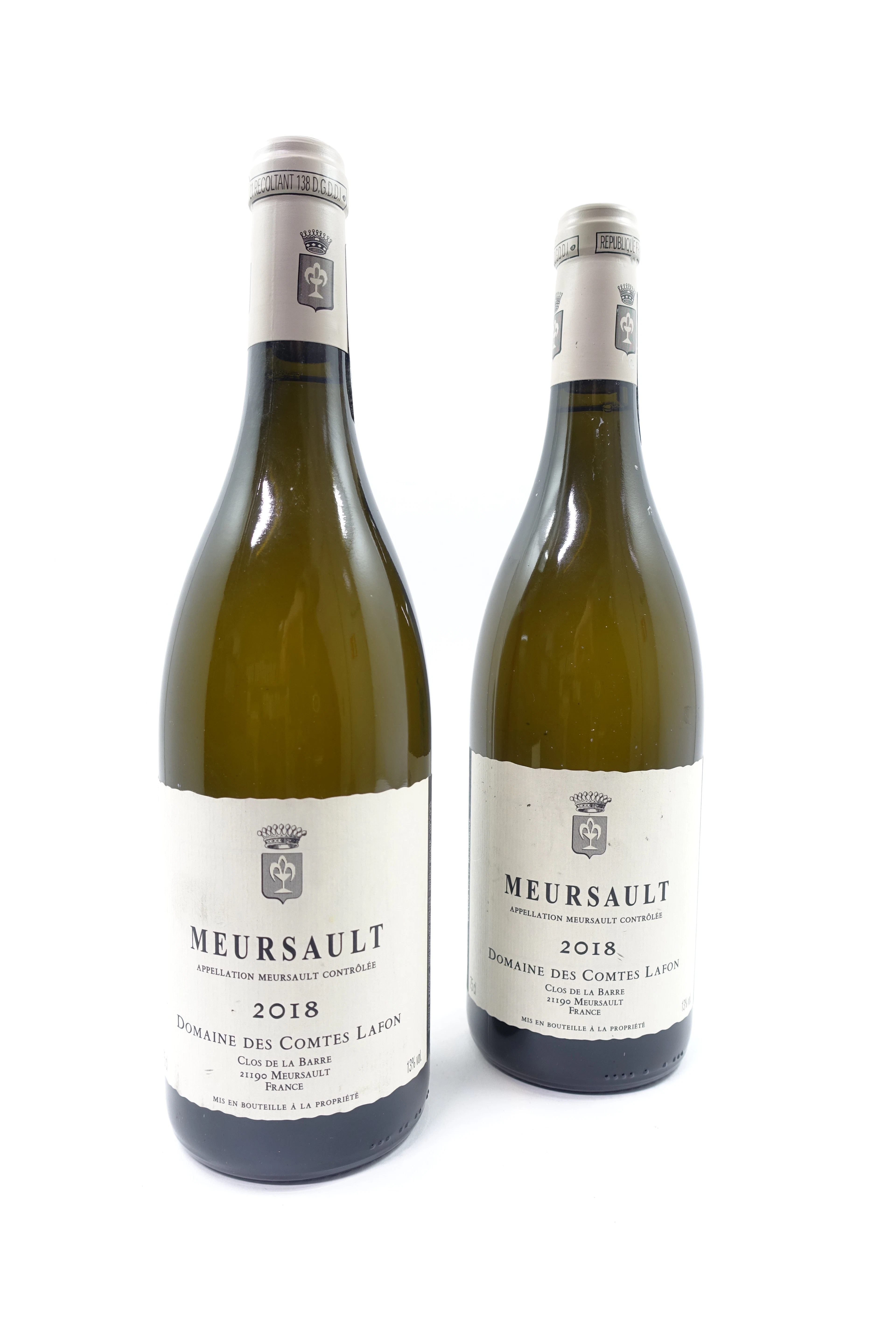 2 bts MEURSAULT 2018 Domaine des Comtes Lafon