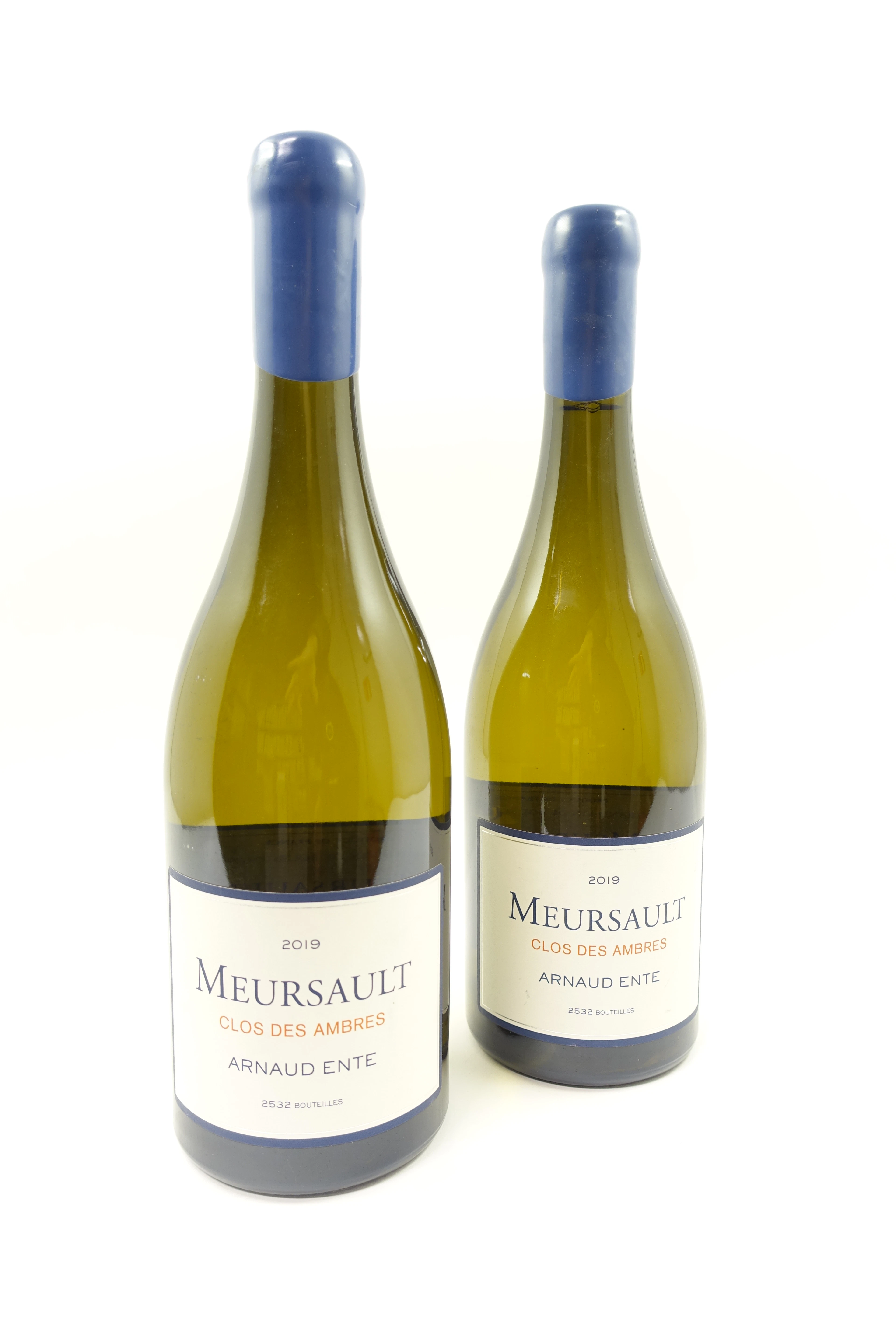 2 bts MEURSAULT 2019 Clos des Ambres. Arnaud Ente