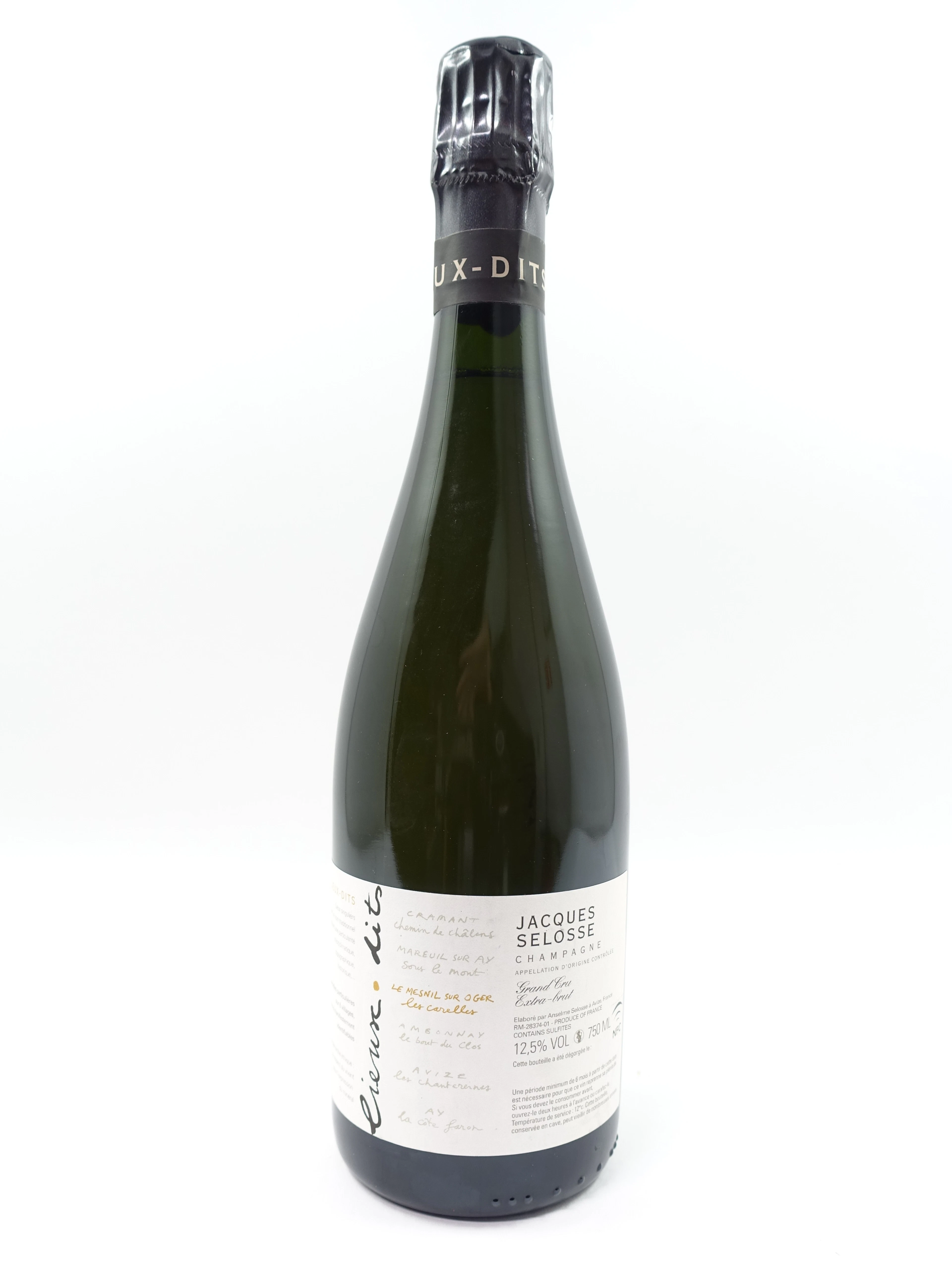 1 bt CHAMPAGNE JACQUES SELOSSE Grand Cru Extra Brut. Lieux-Dits Les