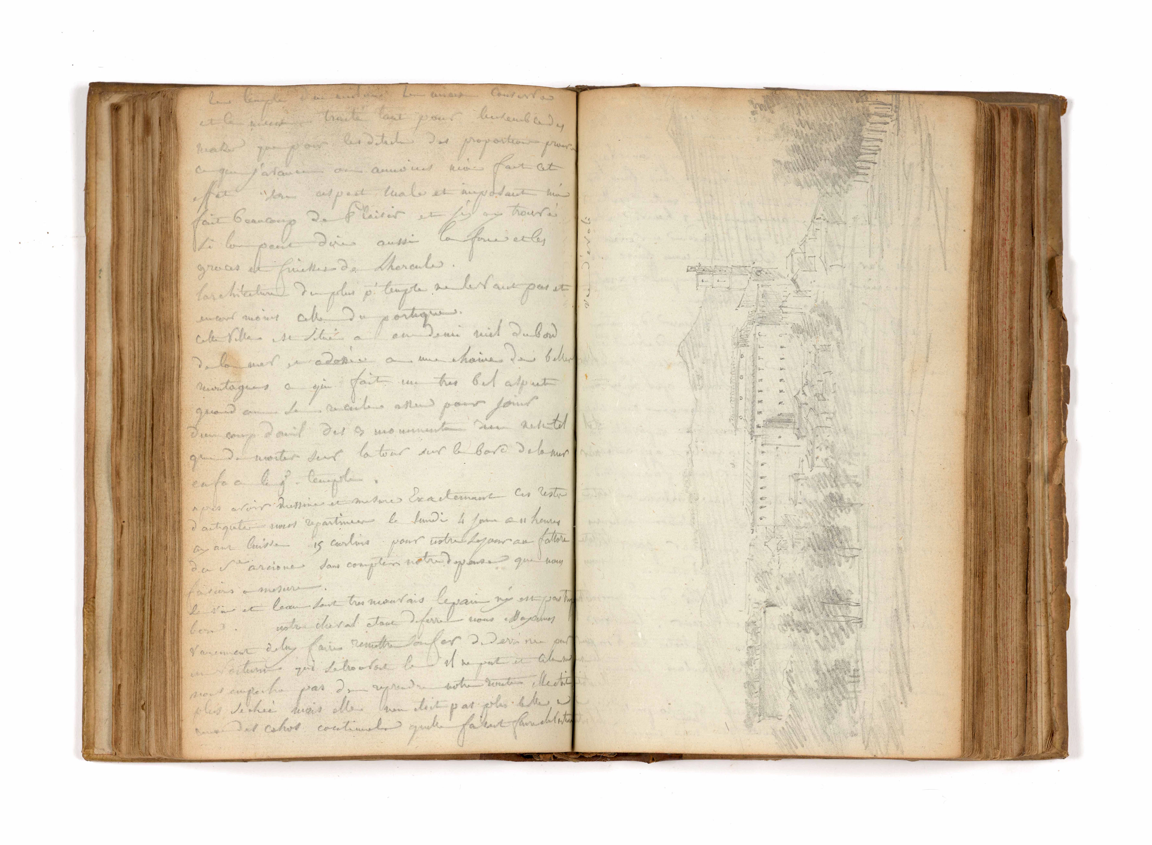 Antoine-Laurent-Thomas VAUDOYER Paris, 1756 - 1846 Journal du séjour