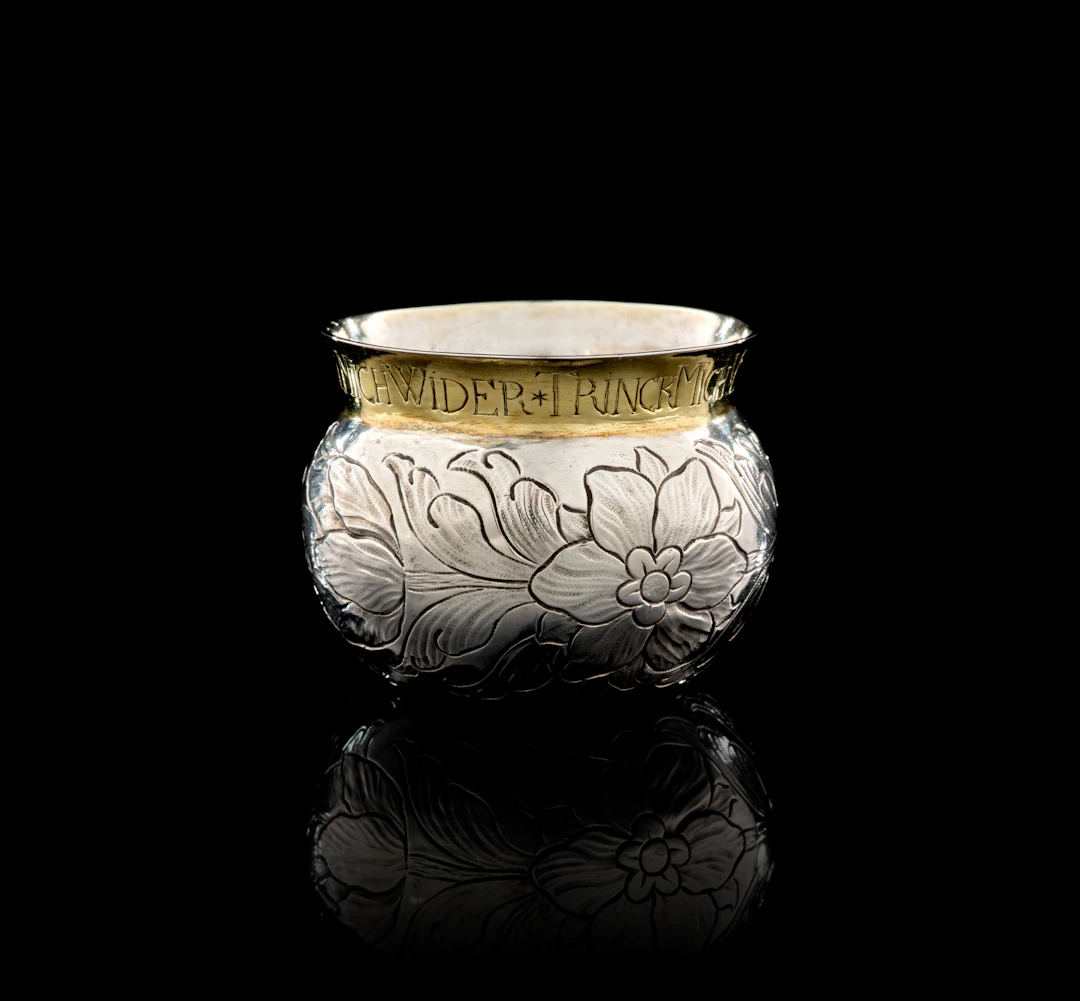 A Swiss parcel-gilt silver beaker, Hans Caspar Gyger, Zurich, circa 1650