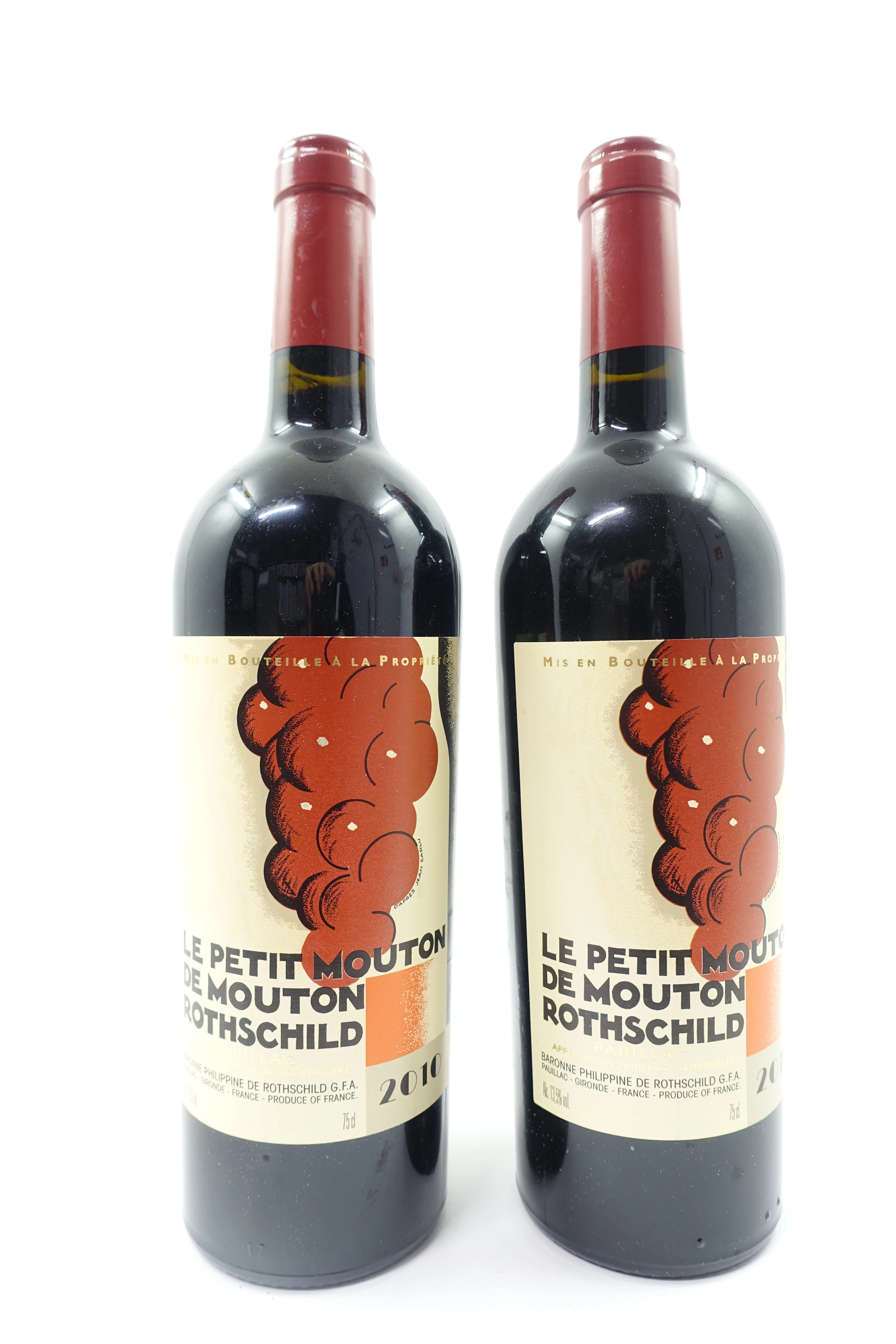 6 bts LE PETIT MOUTON DE MOUTON ROTHSCHILD 2010 Pauillac