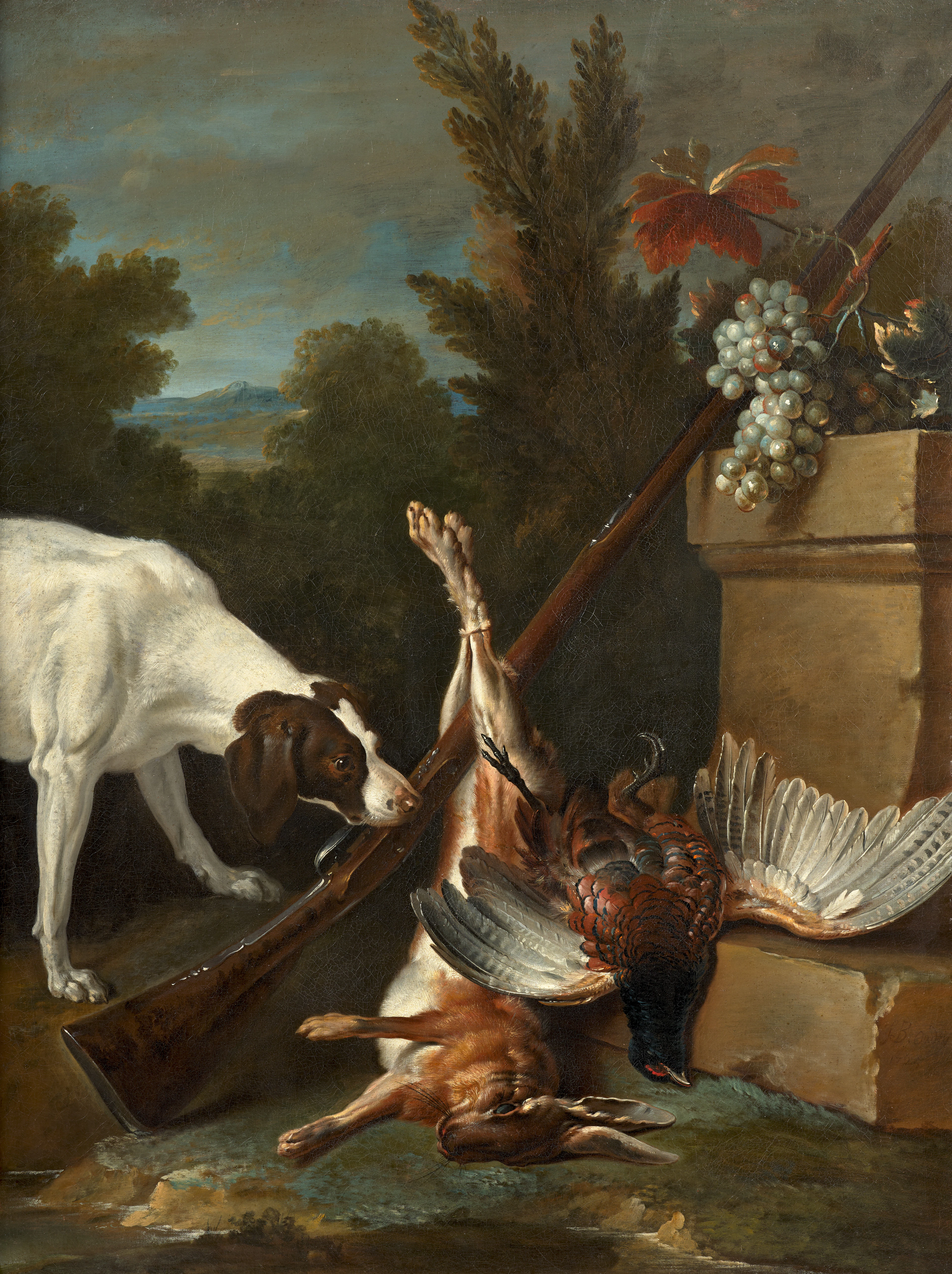Jean-Baptiste OUDRY Paris, 1686 – Beauvais, 1755 Pointer anglais et