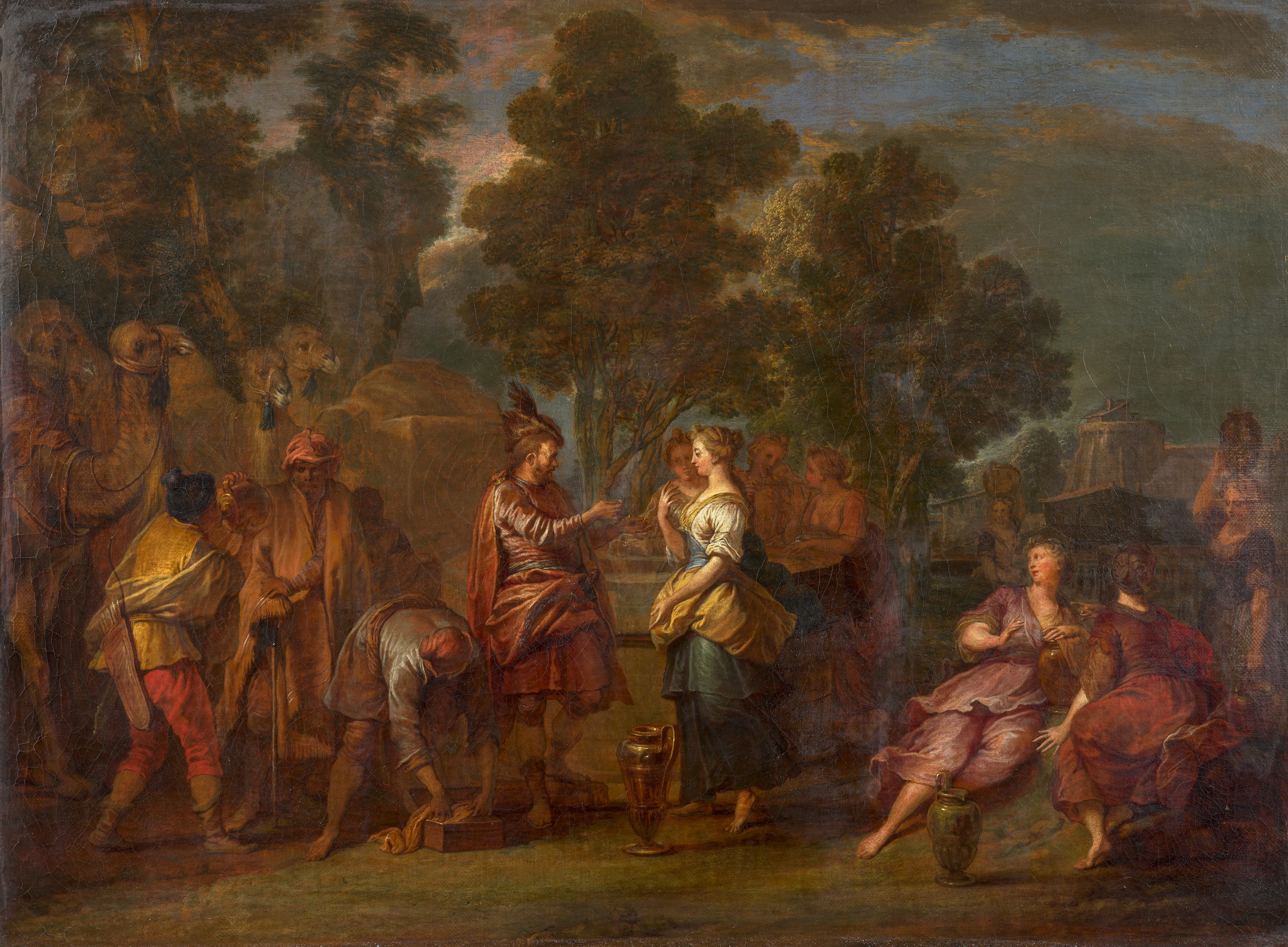 Nicolas BERTIN Paris, 1667/68-1736 Eliezer et Rébecca