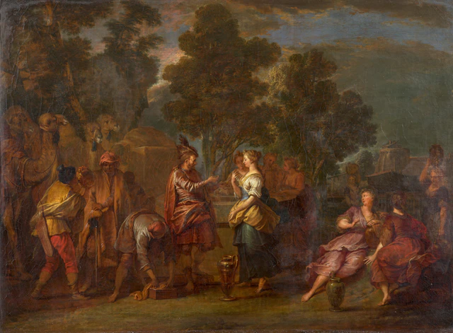 Nicolas BERTIN Paris, 1667/68-1736 Eliezer et Rébecca