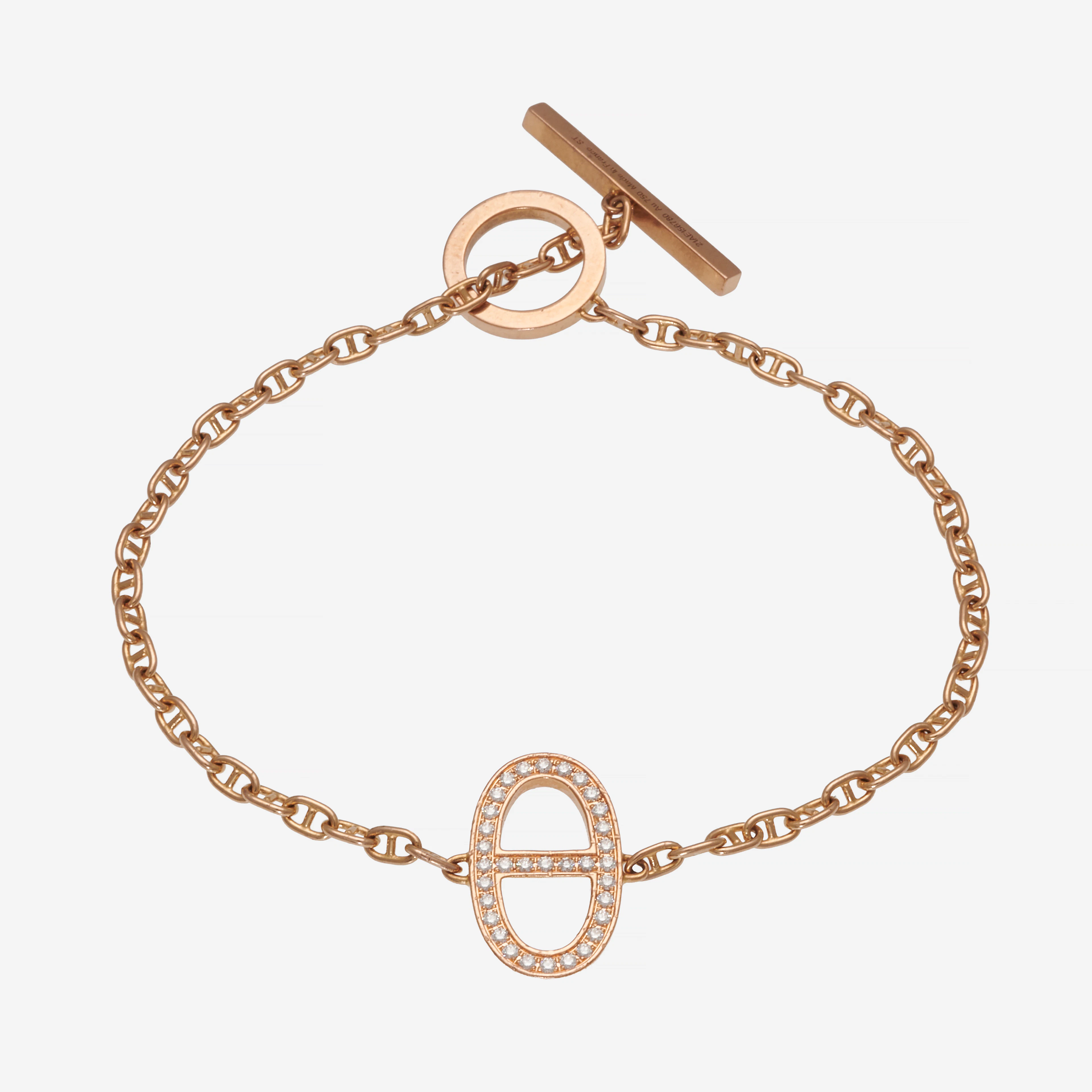 HERMÈS Bracelet "Chaîne d'Ancre Contour"