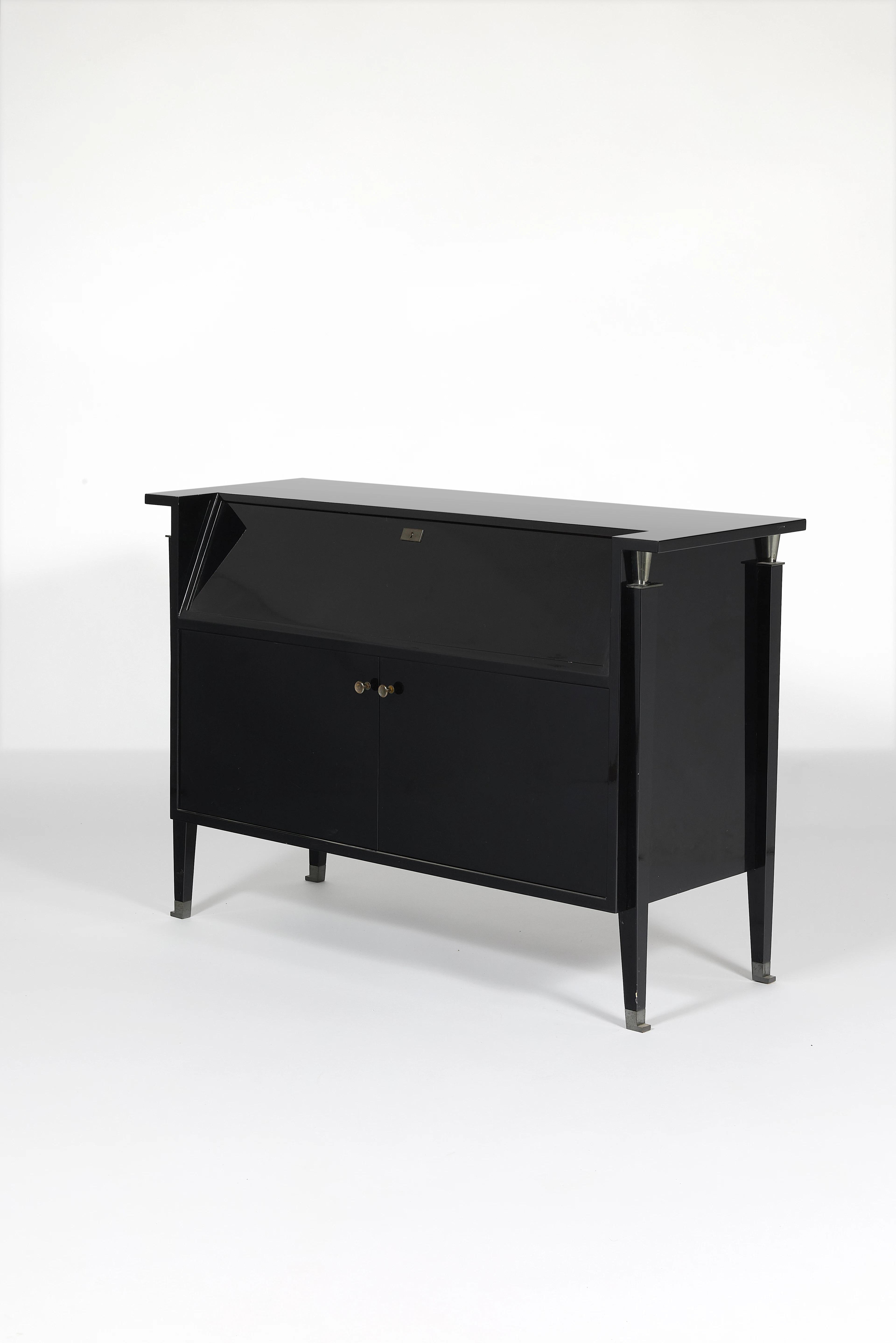 Jacques QUINET 1918-1992 Élégant meuble secrétaire - circa 1956