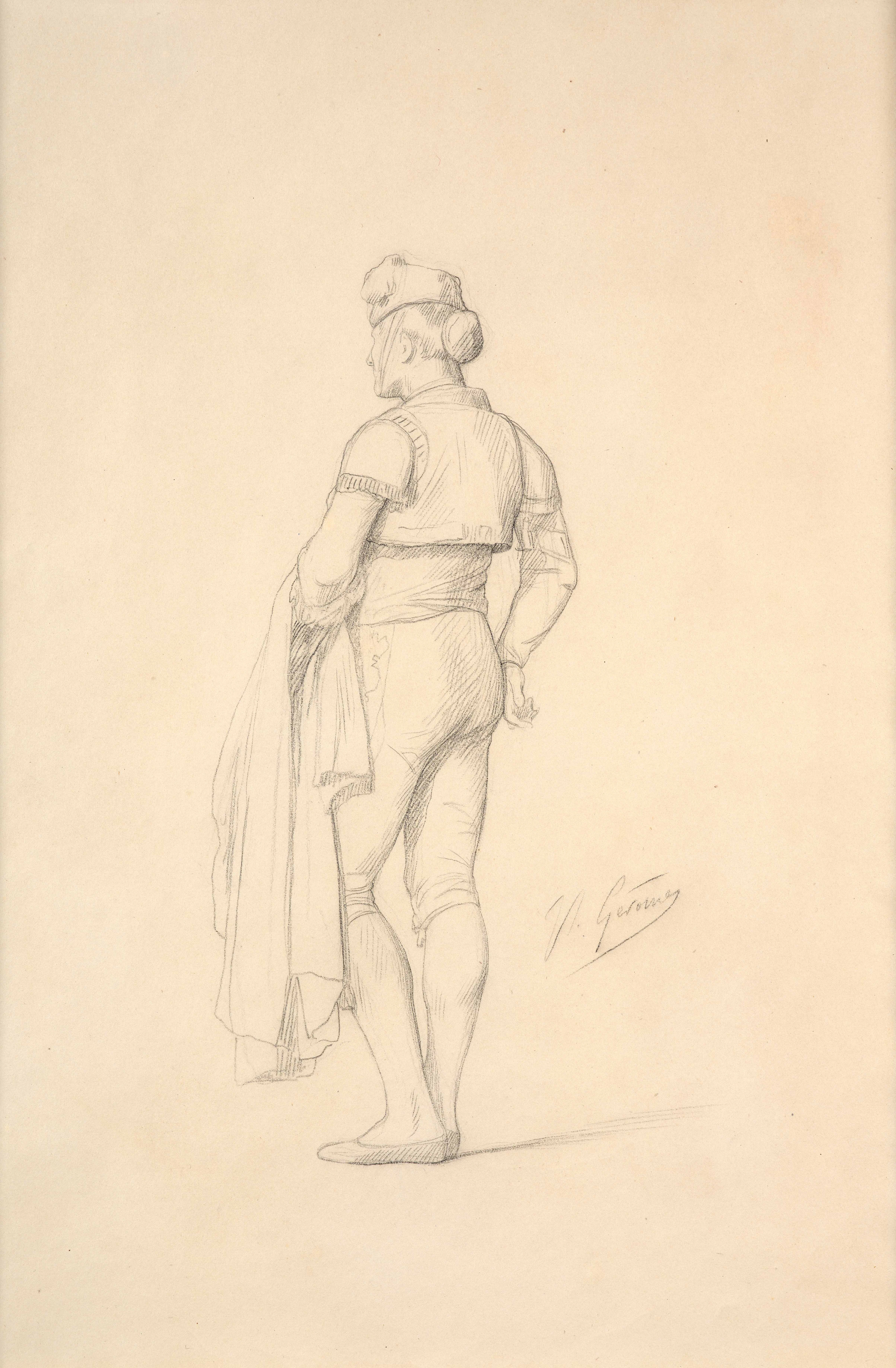 Jean-Léon GÉRÔME Vesoul, 1824 – Paris, 1904 Etude de torero en pied