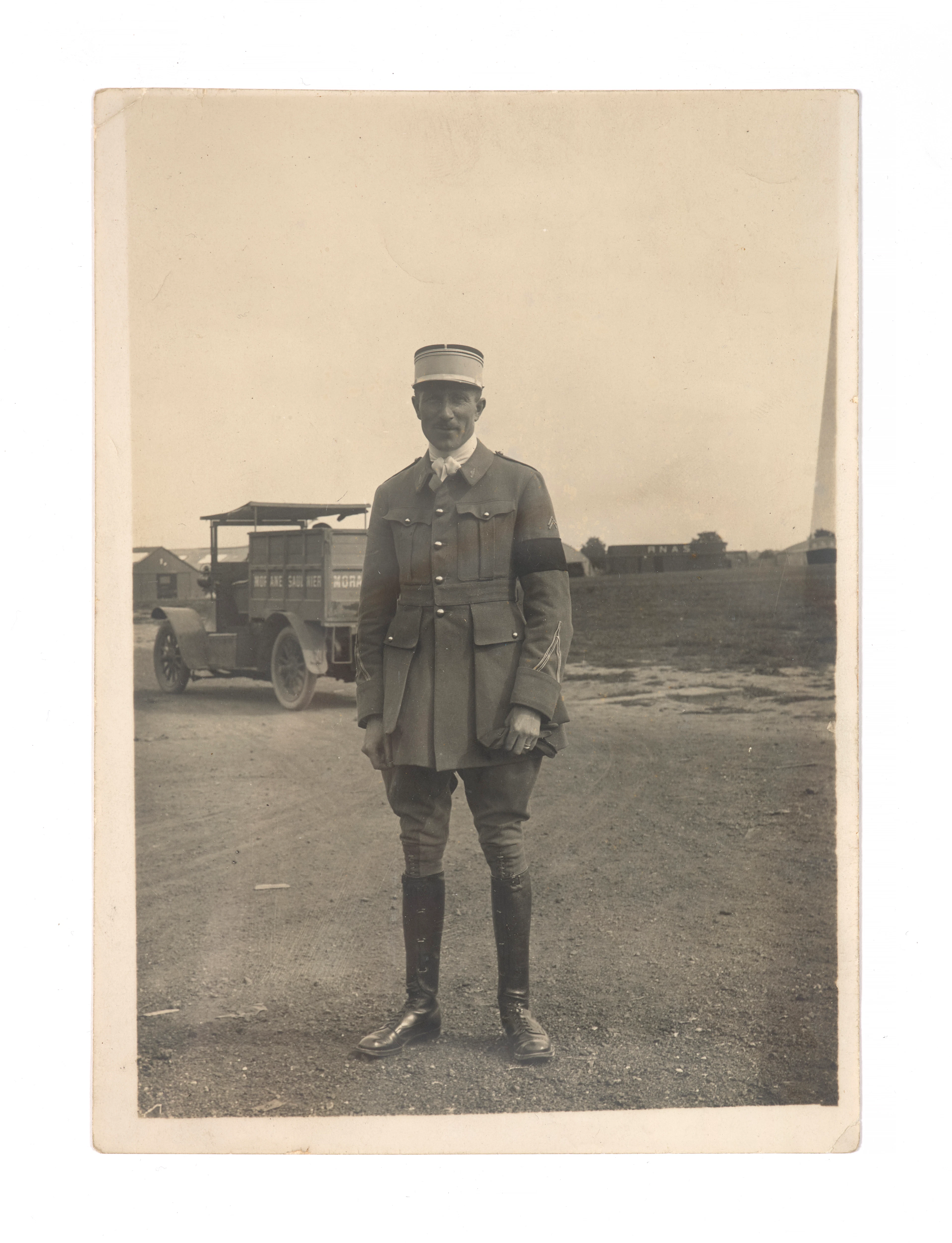 BARNY DE ROMANET (1894-1921), AS AUX 18 VICTOIRES Portrait du lieutenant