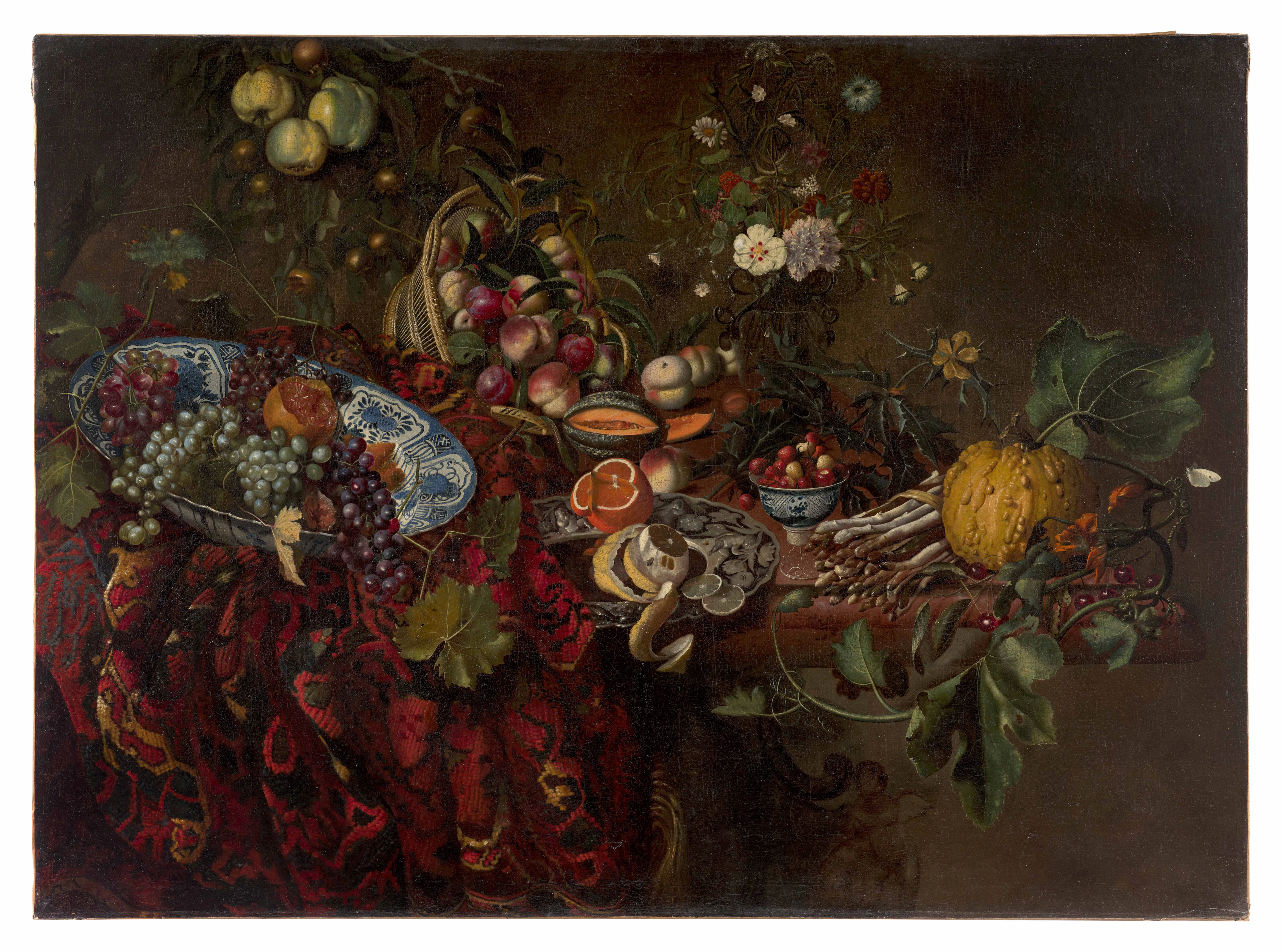 Attribué à Maria van OOSTERWIJCK Nootdorp, 1630 - Uitdam, 1693 Composition