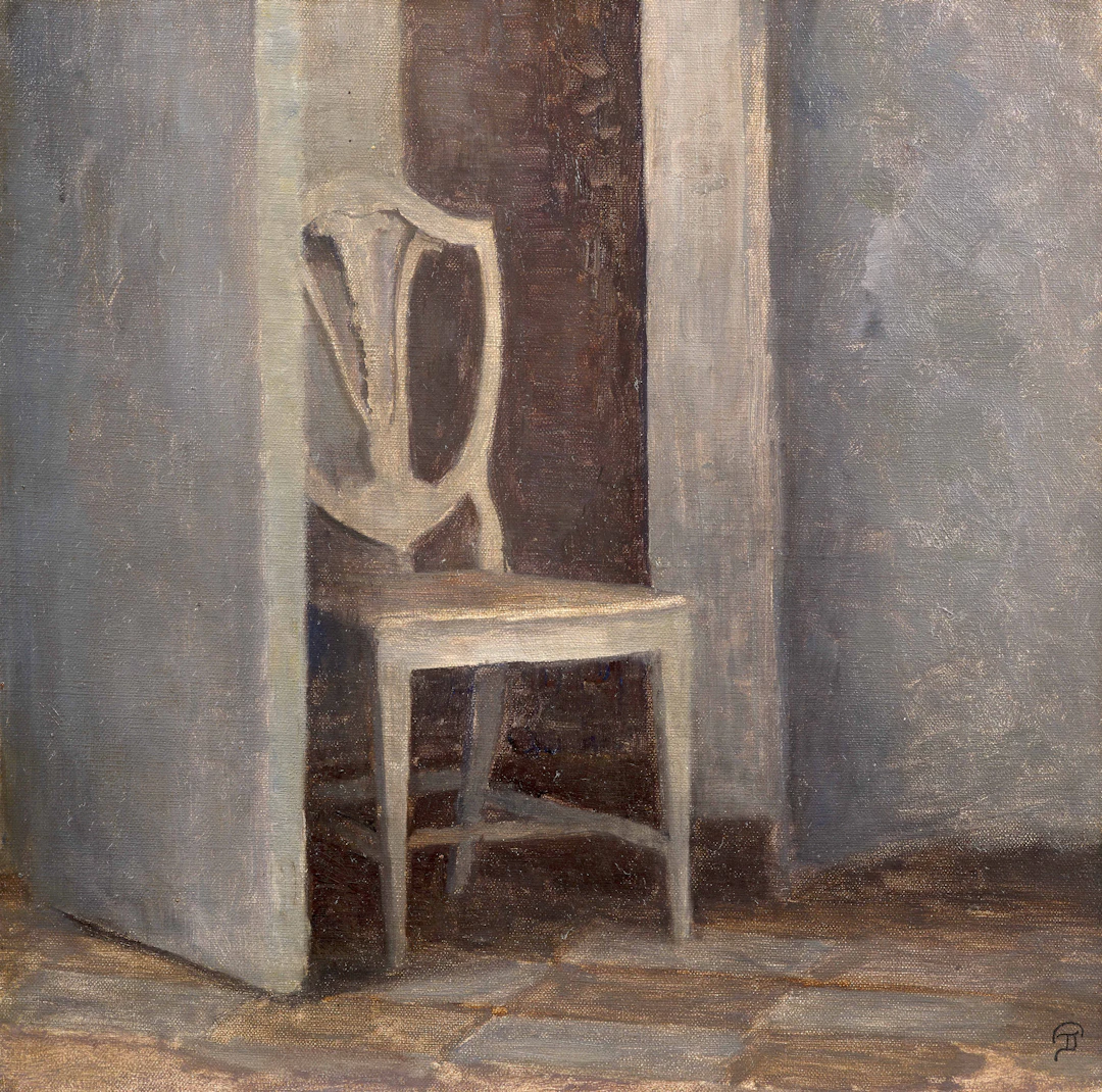 Peter Vilhelm ILSTED 1861 – 1933 Intérieur à la chaise, Liselund -