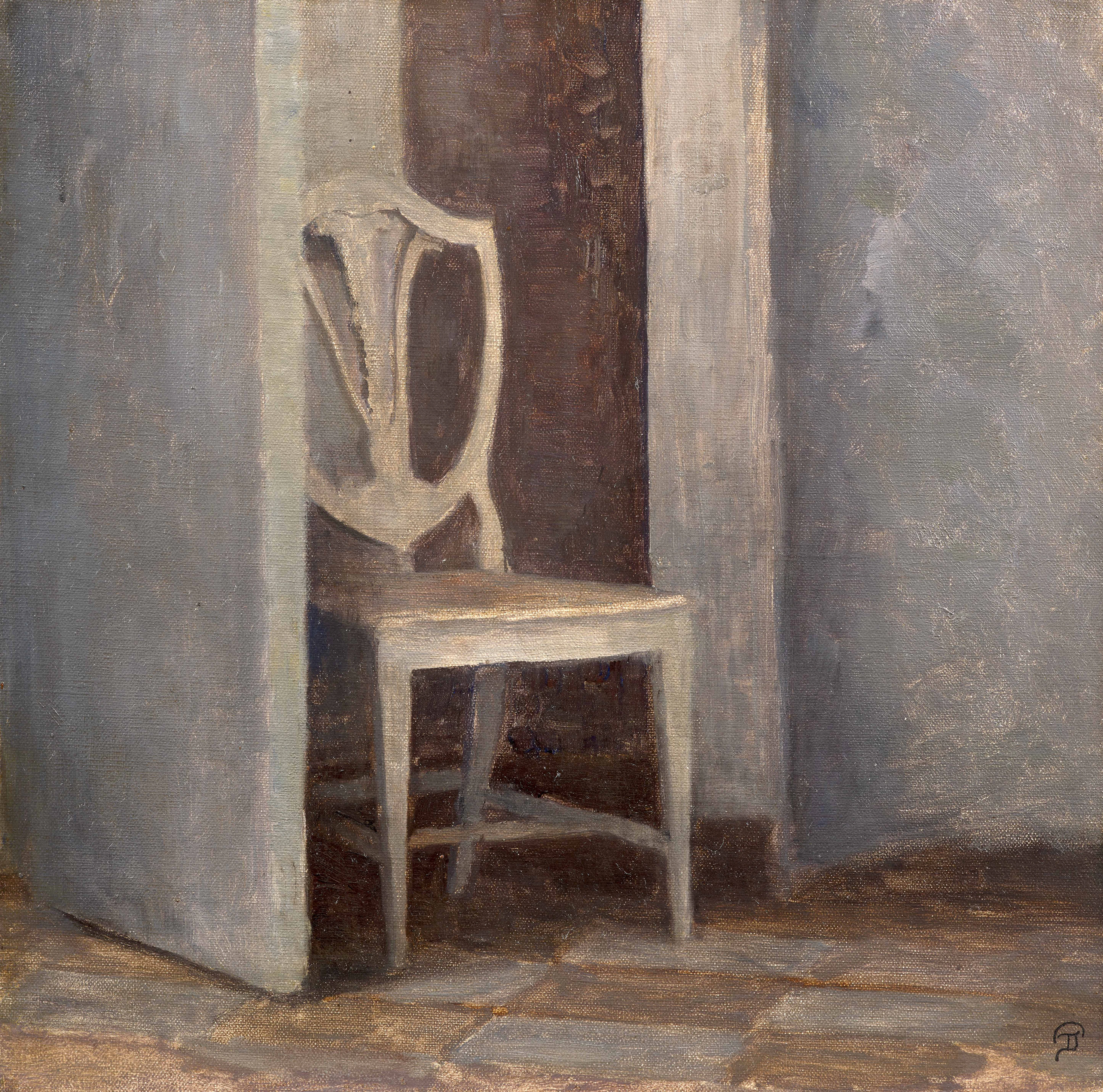Peter Vilhelm ILSTED 1861 – 1933 Intérieur à la chaise, Liselund -