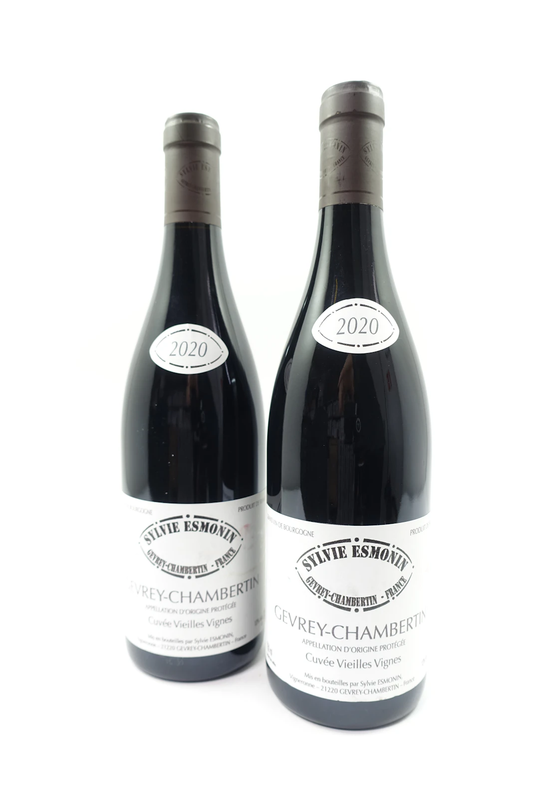 2 bts GEVREY CHAMBERTIN 2020 Vieilles Vignes. Sylvie Esmonin