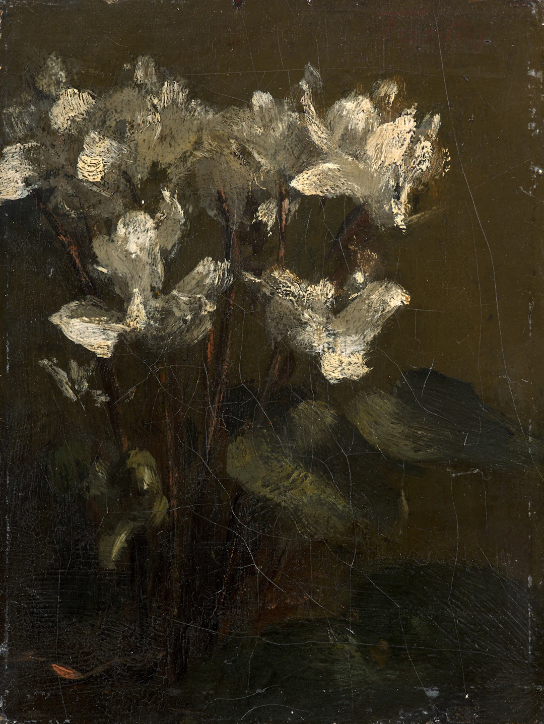 Henri FANTIN-LATOUR Grenoble, 1836 – Buré, 1904 Bouquets de cyclamen