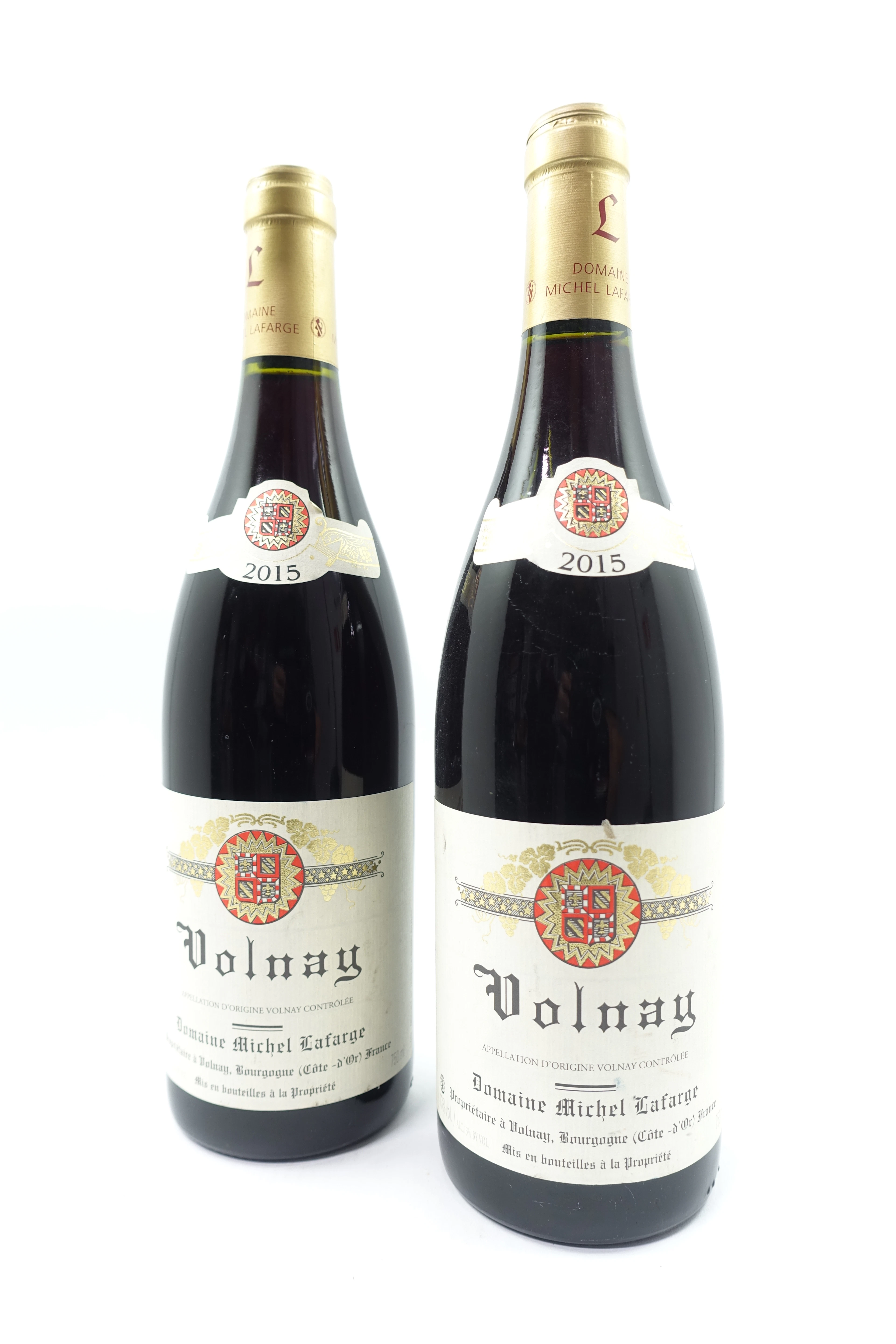 2 bts VOLNAY 2015 Domaine Michel Lafarge