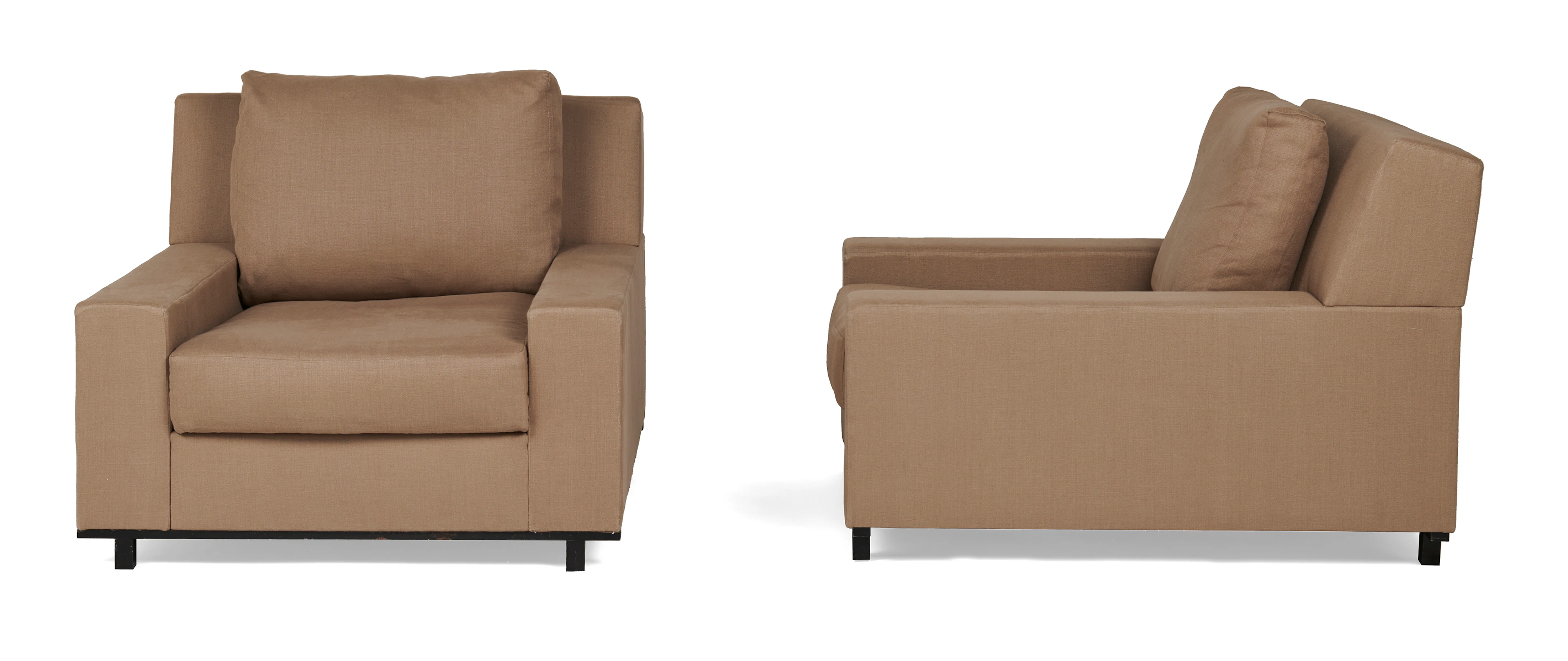 Paire de fauteuils et un ottoman - circa 2004