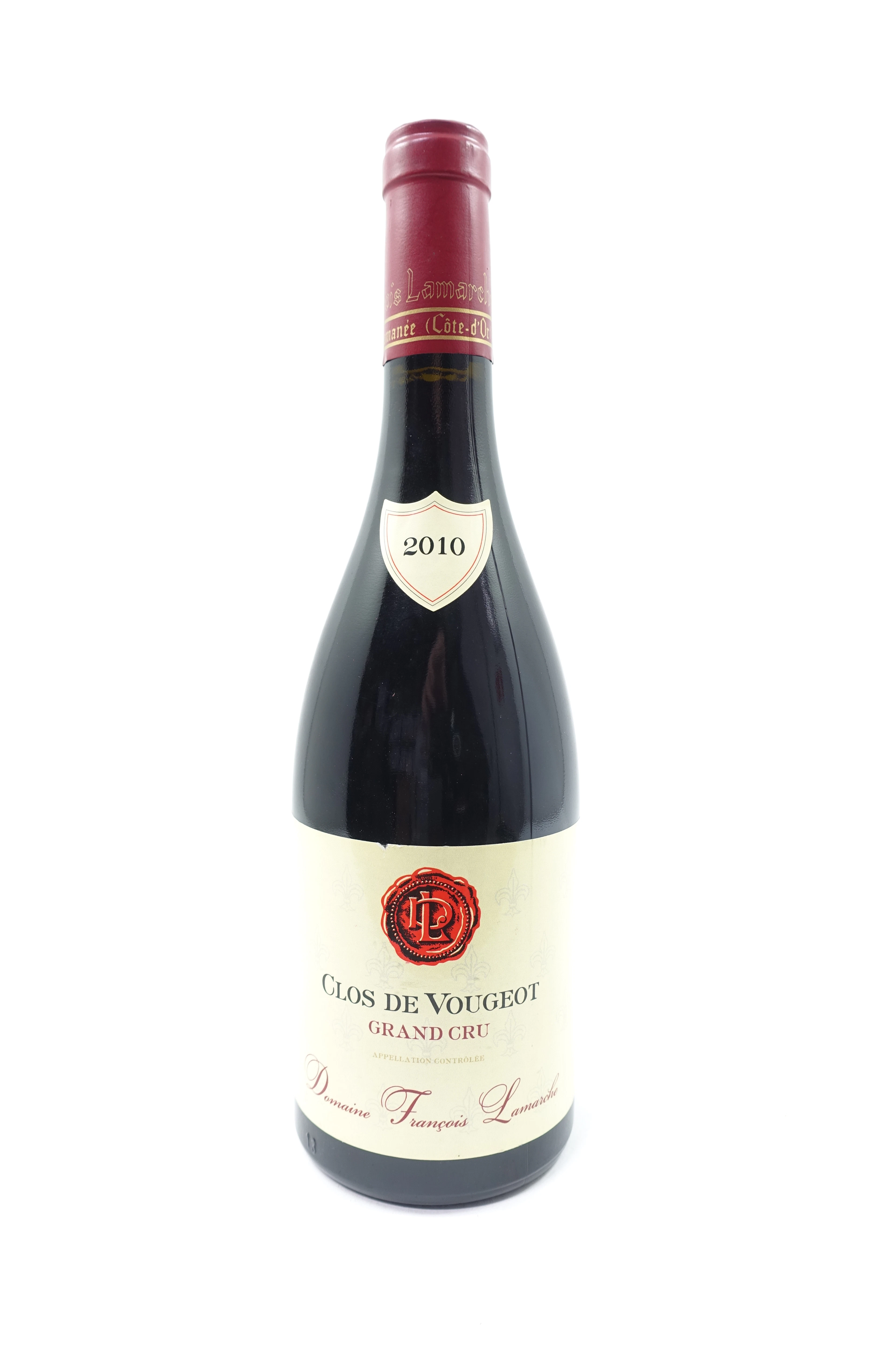 1 bt CLOS DE VOUGEOT 2010 Grand Cru. Domaine François Lamarche