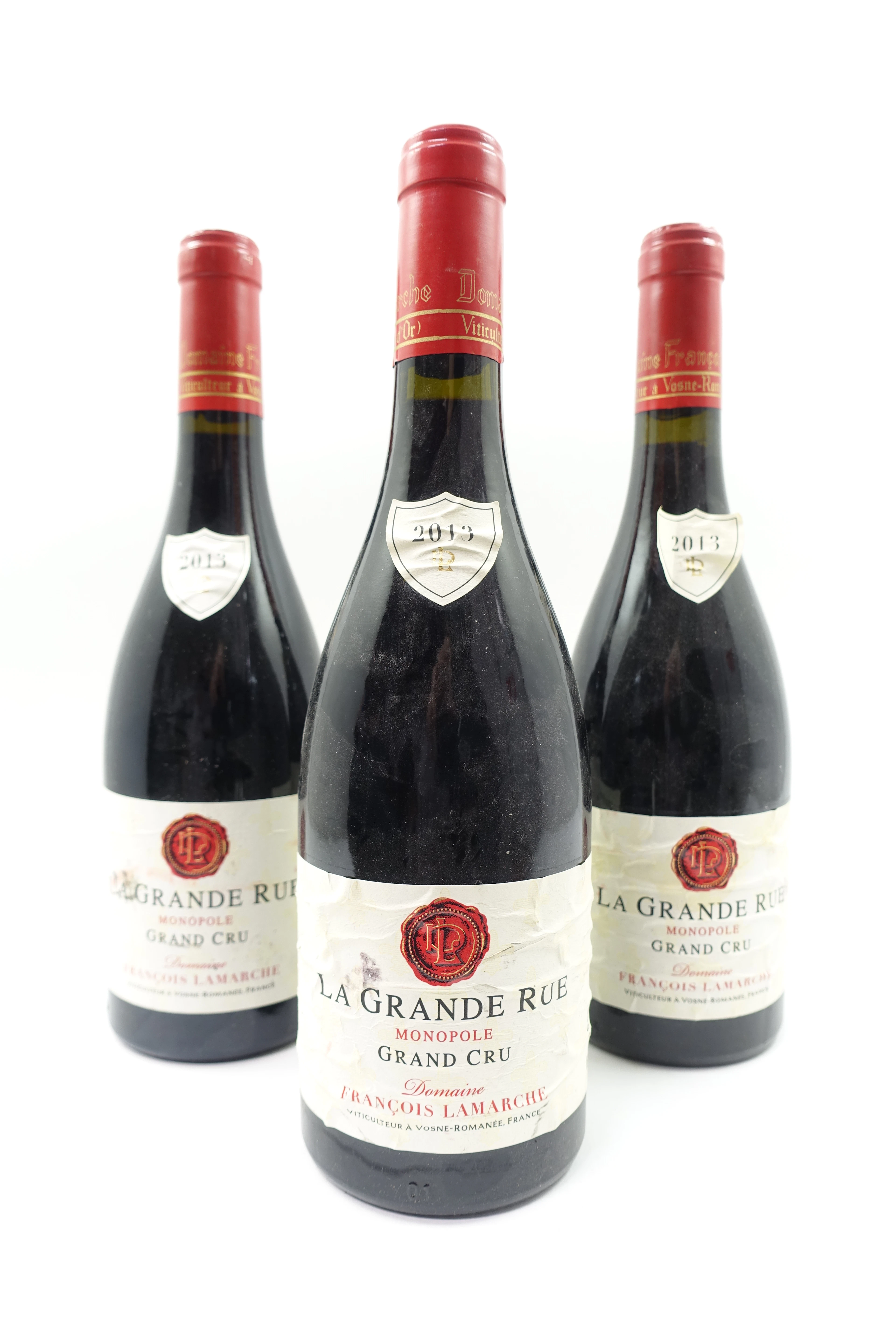 3 bts LA GRANDE RUE 2013 Grand Cru. Domaine François Lamarche