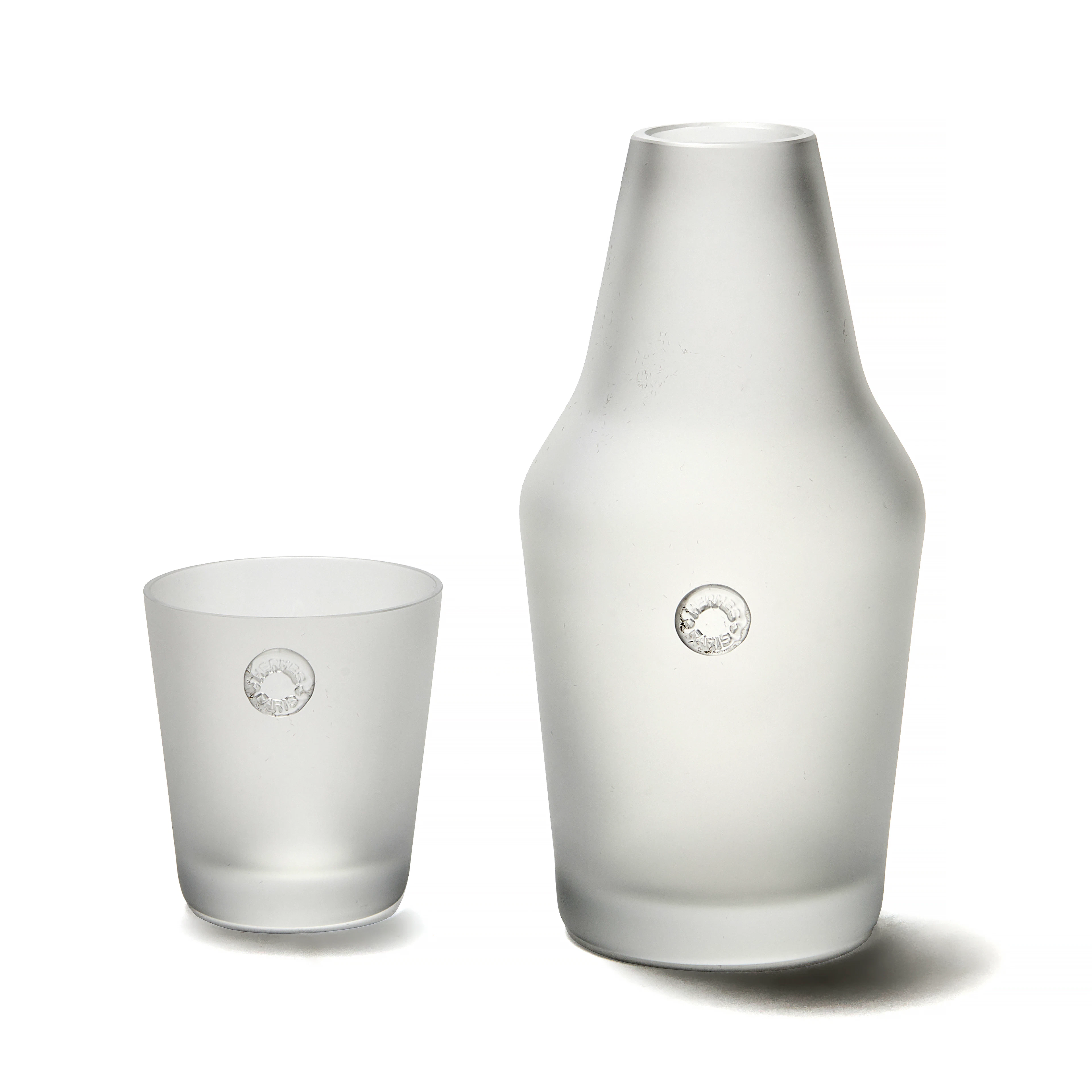 HERMÈS Carafe and glass
