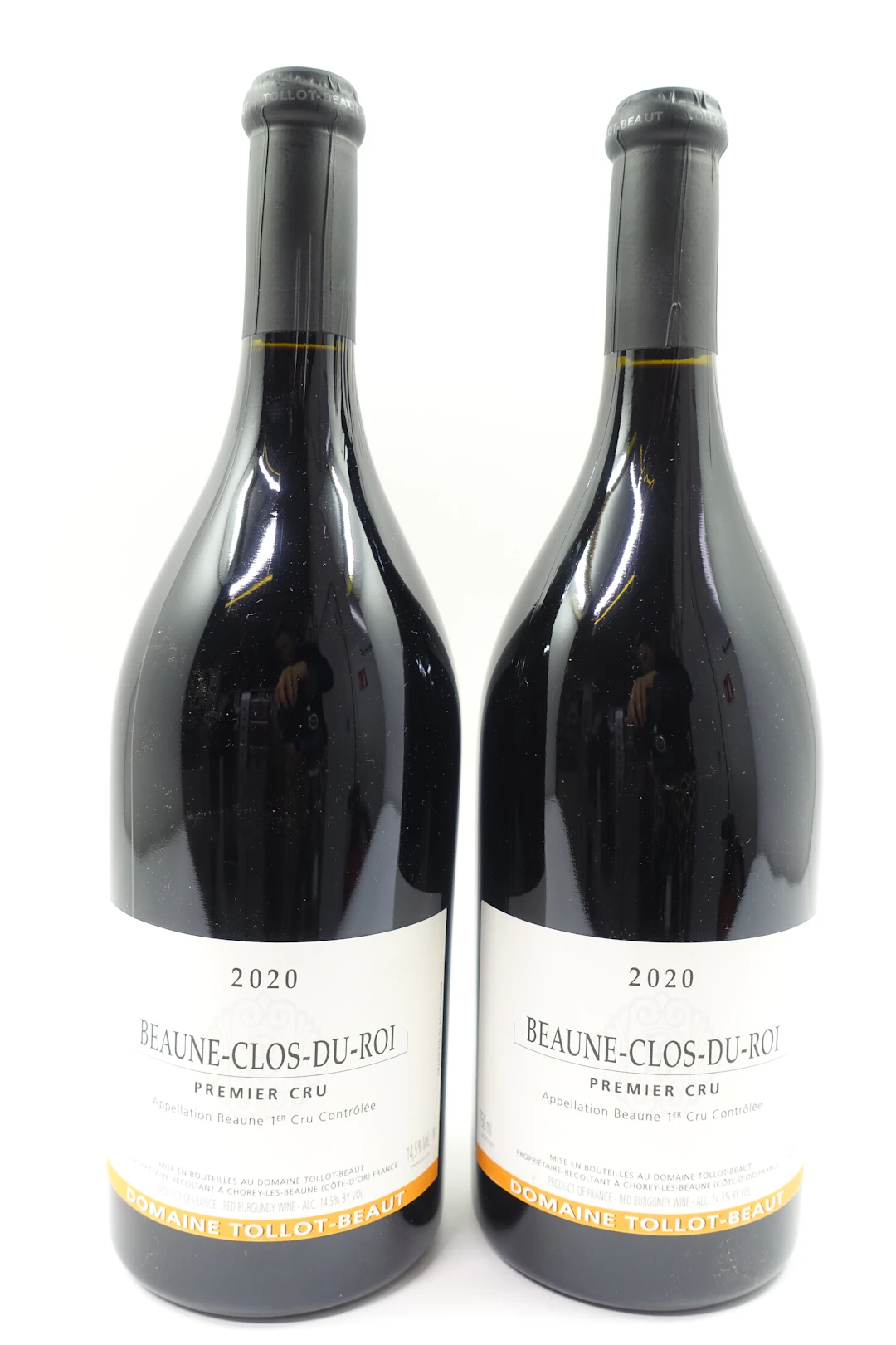 2 bts BEAUNE 2020 1er Cru Clos du Roi. Tollot-Beaut