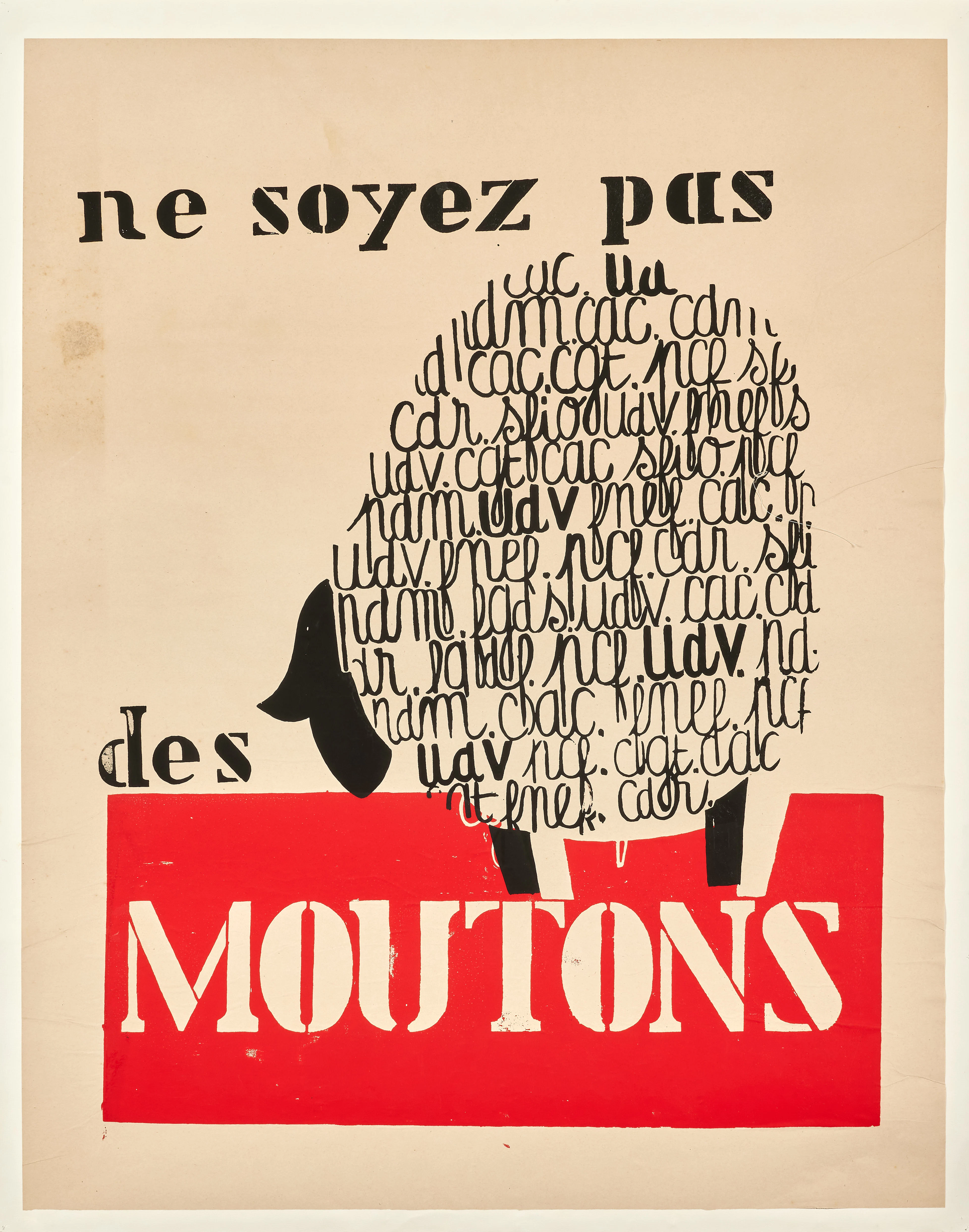 Ne Soyons pas des moutons - Mai 68