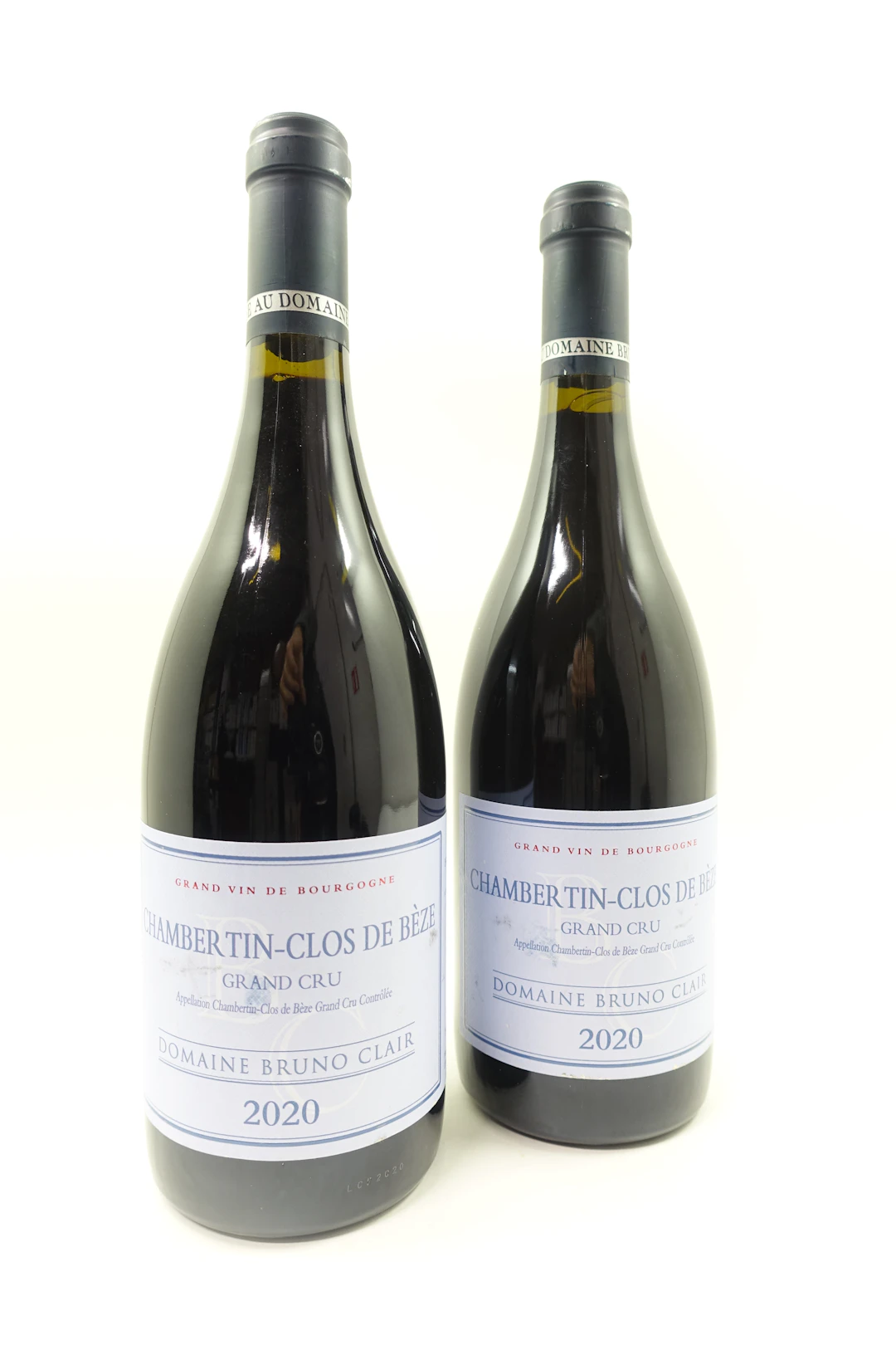 2 bts CHAMBERTIN CLOS DE BEZE 2020 Grand Cru. Domaine Bruno Clair