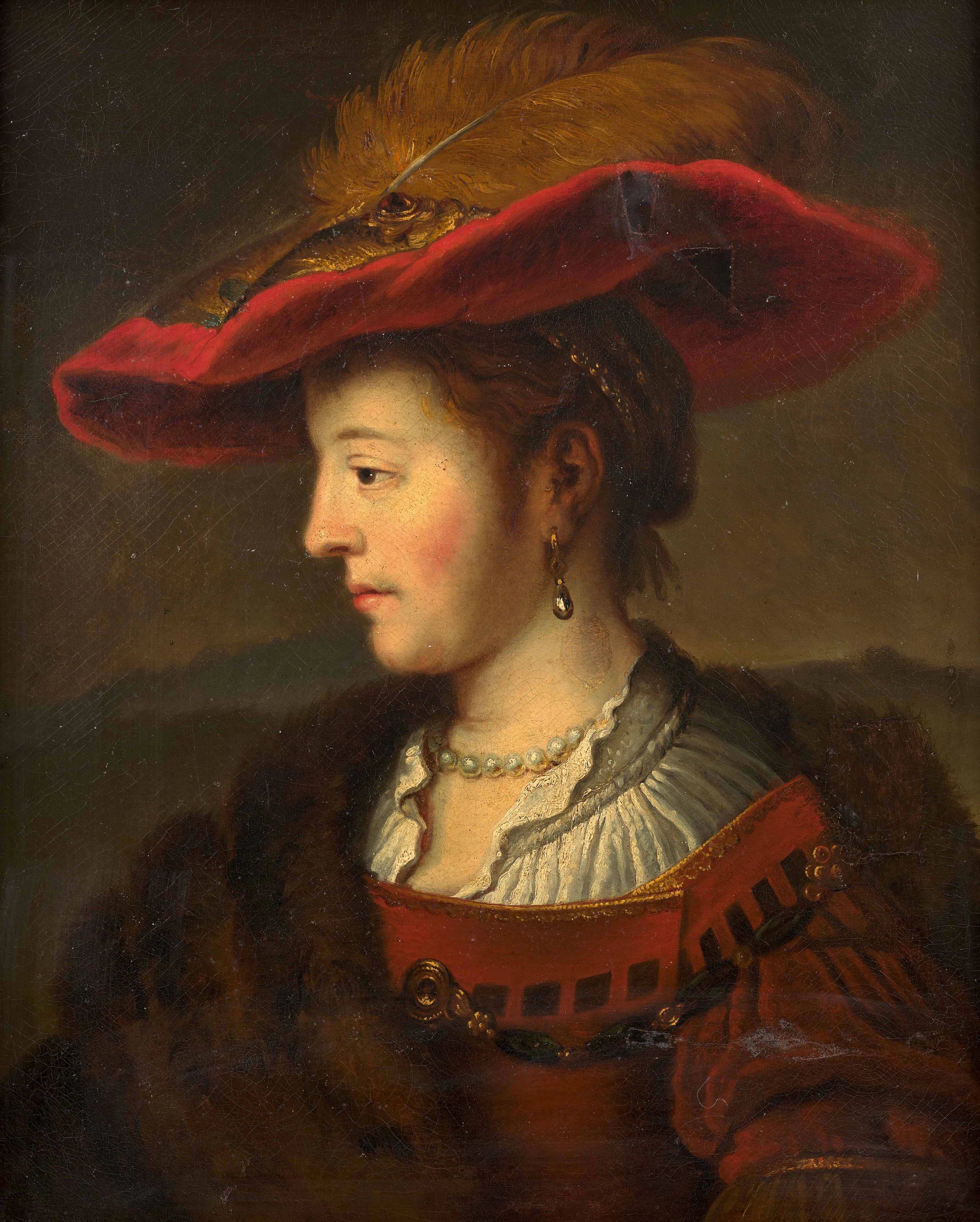 Ecole hollandaise du début du XVIIIe siècle D'après Rembrandt van