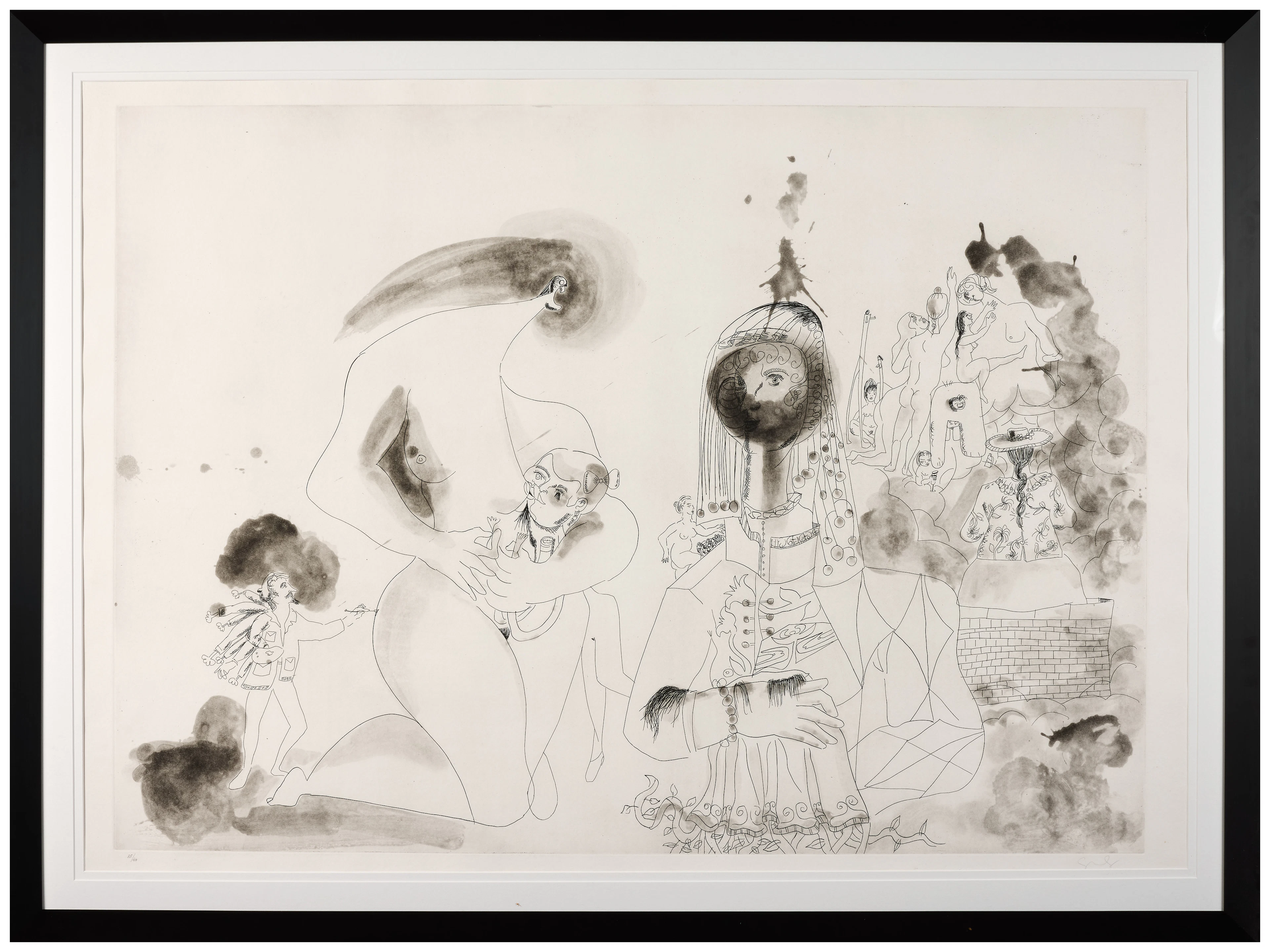 George CONDO 1957- More Sketches of Spain - For Miles Davis - 1991 - planche 12