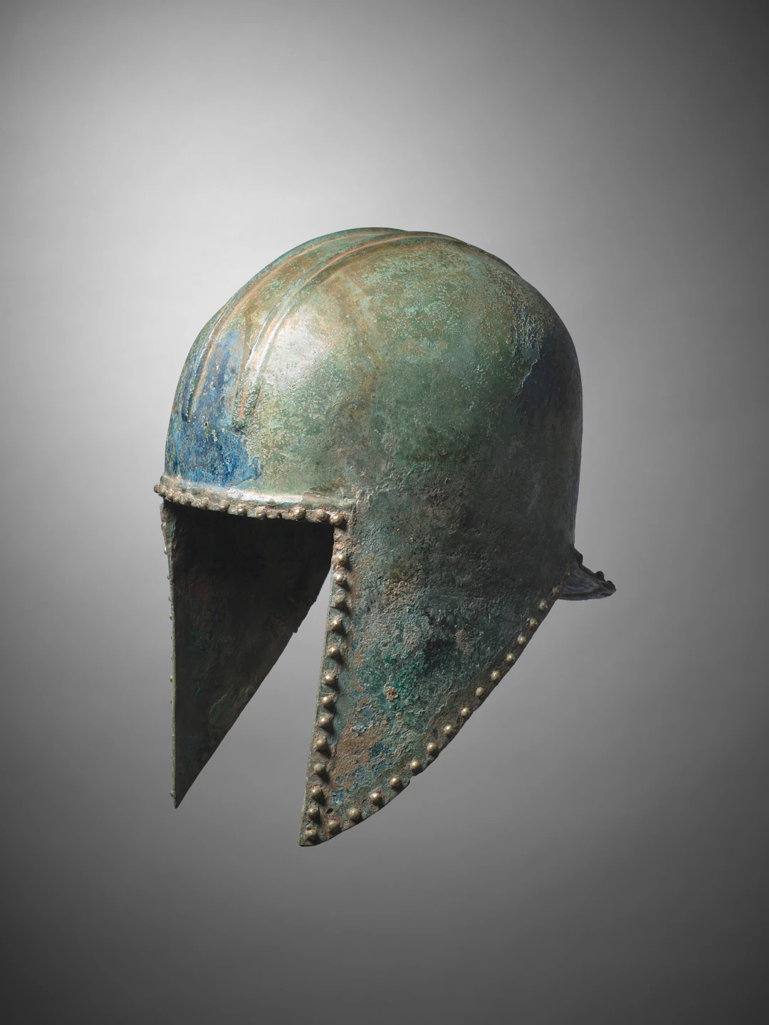 A Greek bronze Illyrian type helmet
