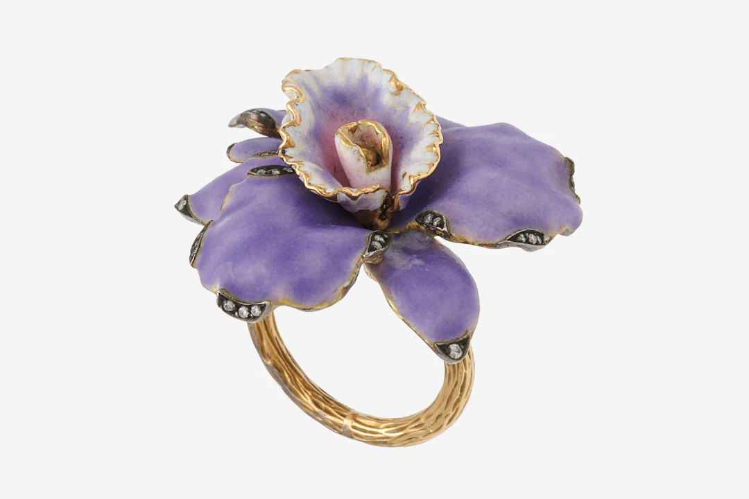 Lydia COURTEILLE Bague "Orchidée"