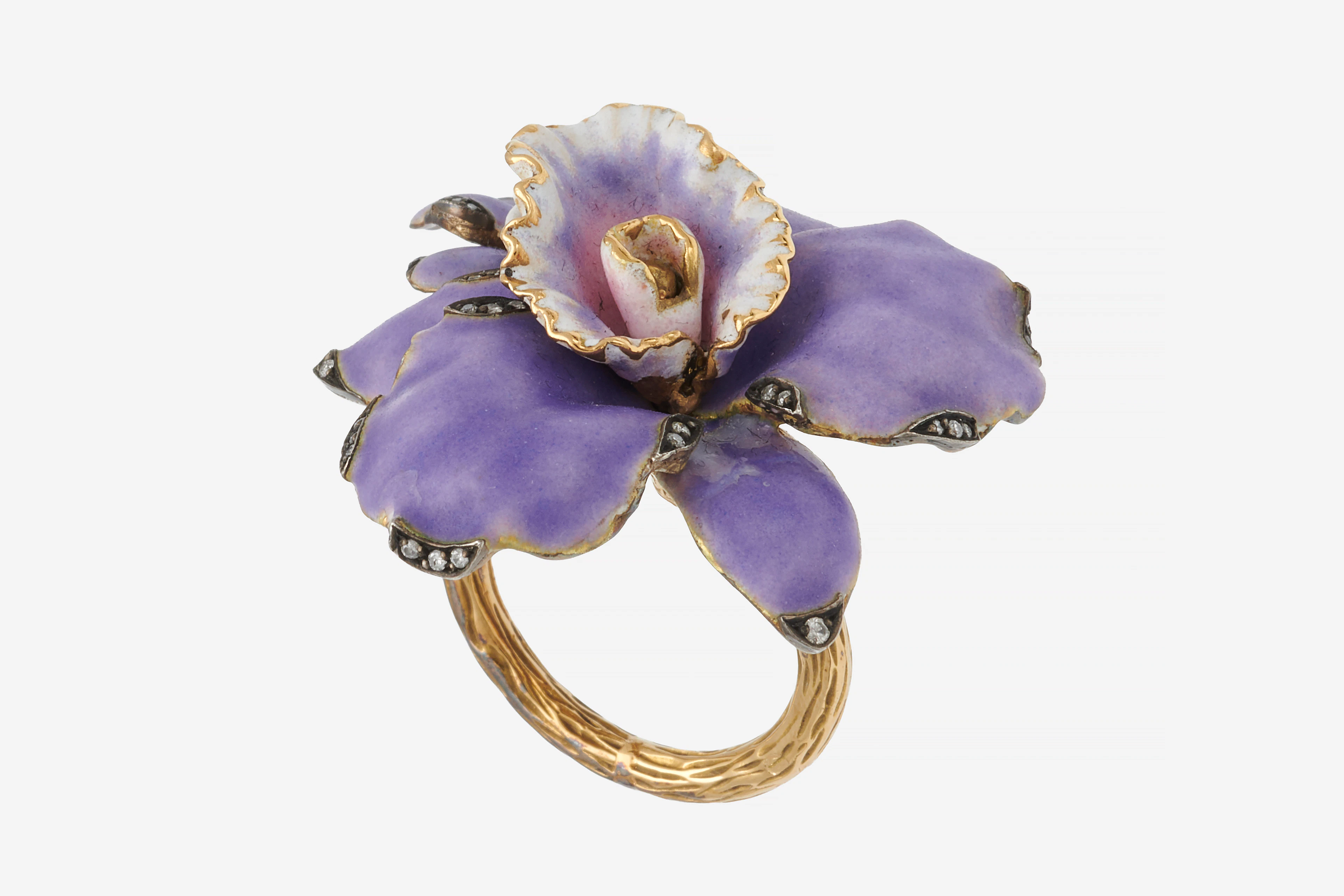 Lydia COURTEILLE Bague "Orchidée"