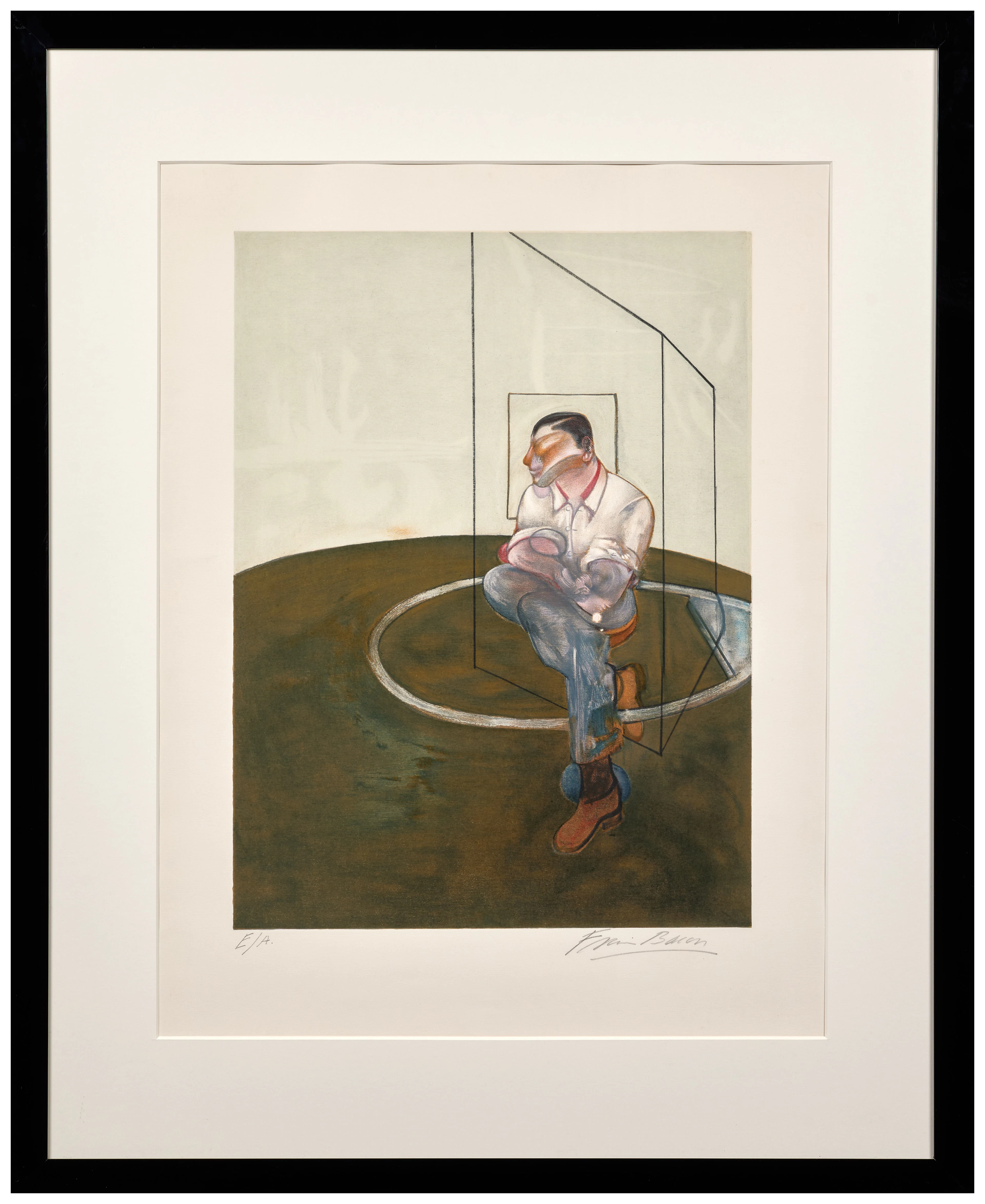 Francis BACON 1909 - 1992 Portrait de John Edwards - 1986
