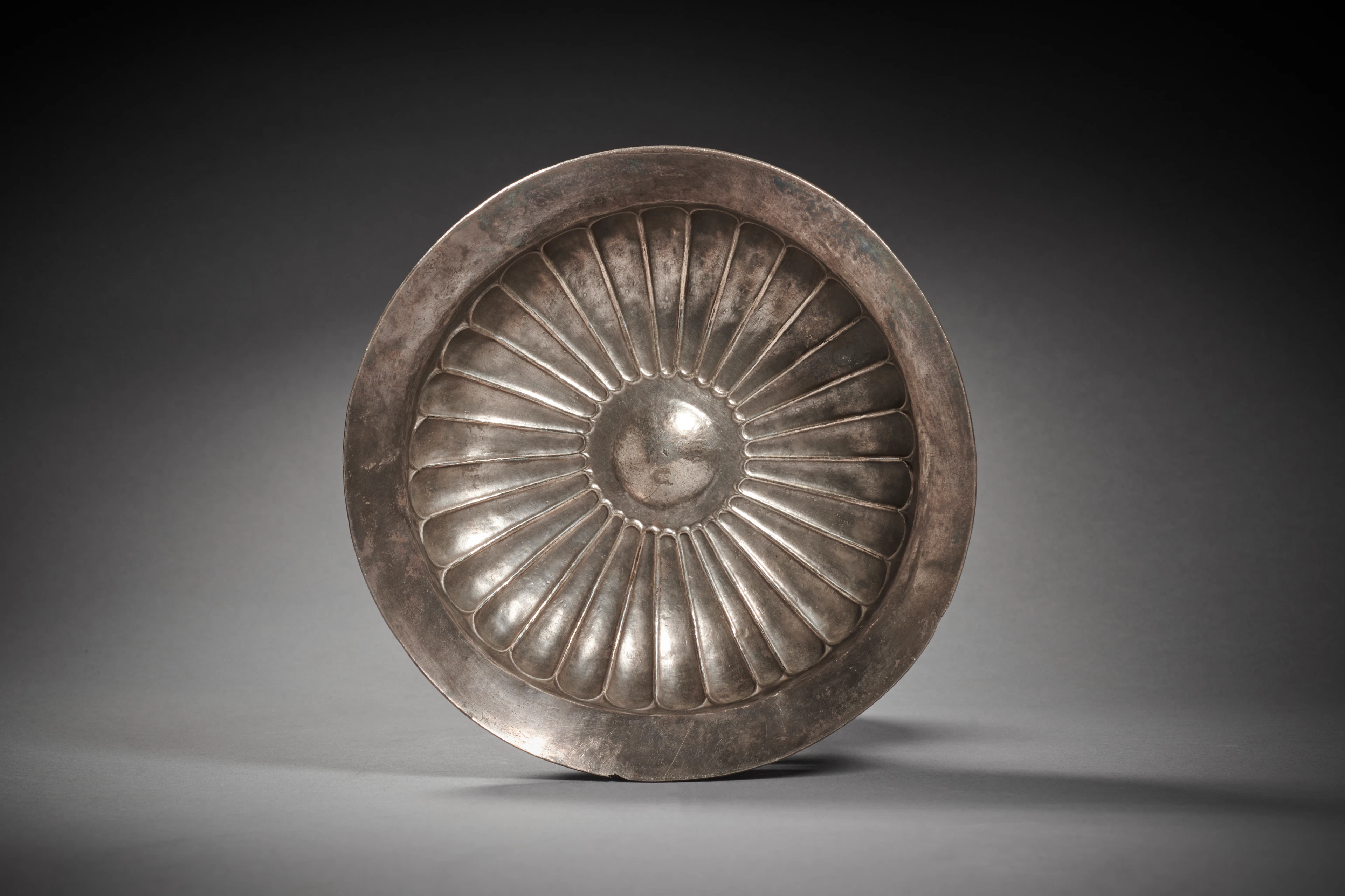 A Greek silver phiale omphalos