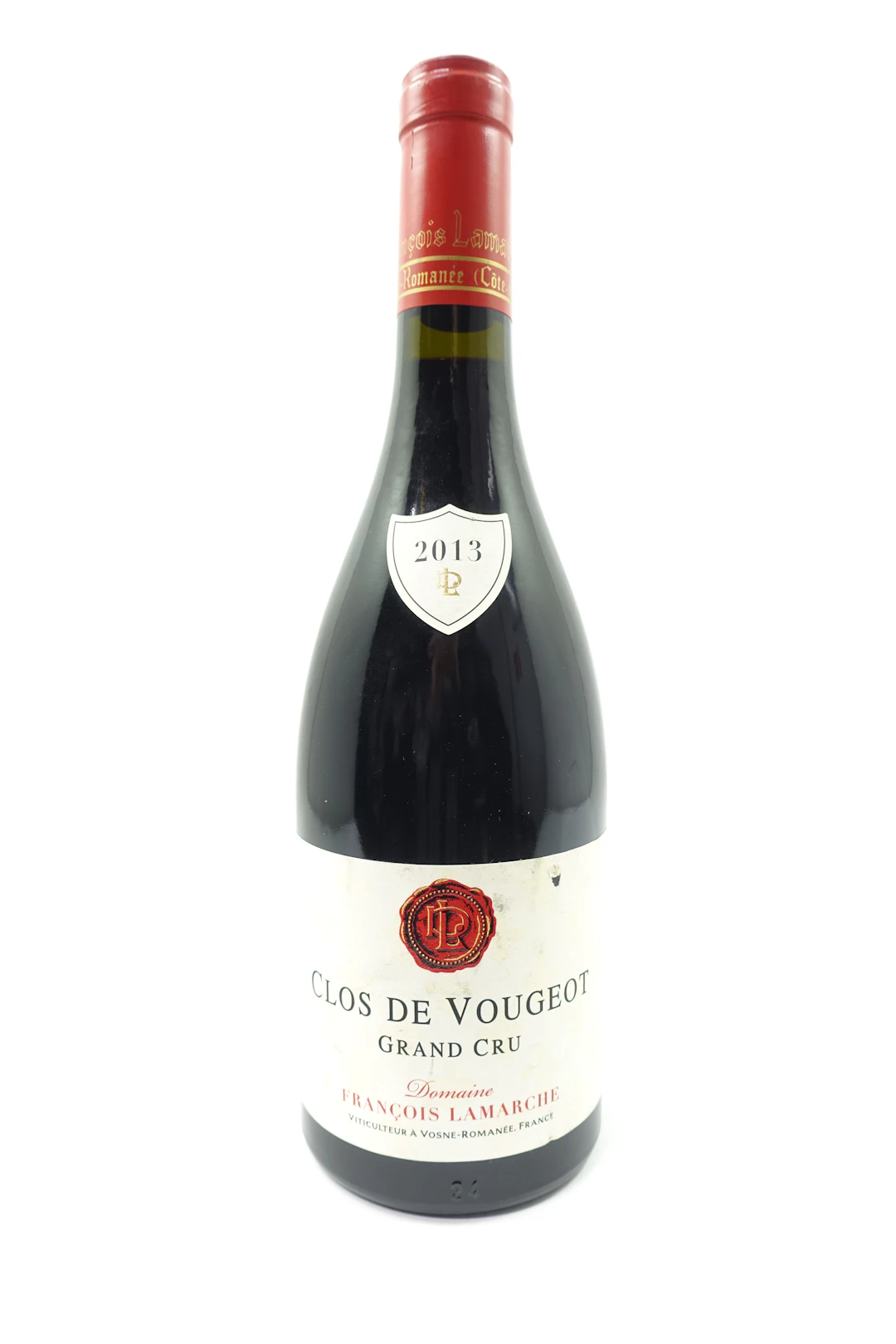 1 bt CLOS DE VOUGEOT 2013 Grand Cru. Domaine François Lamarche