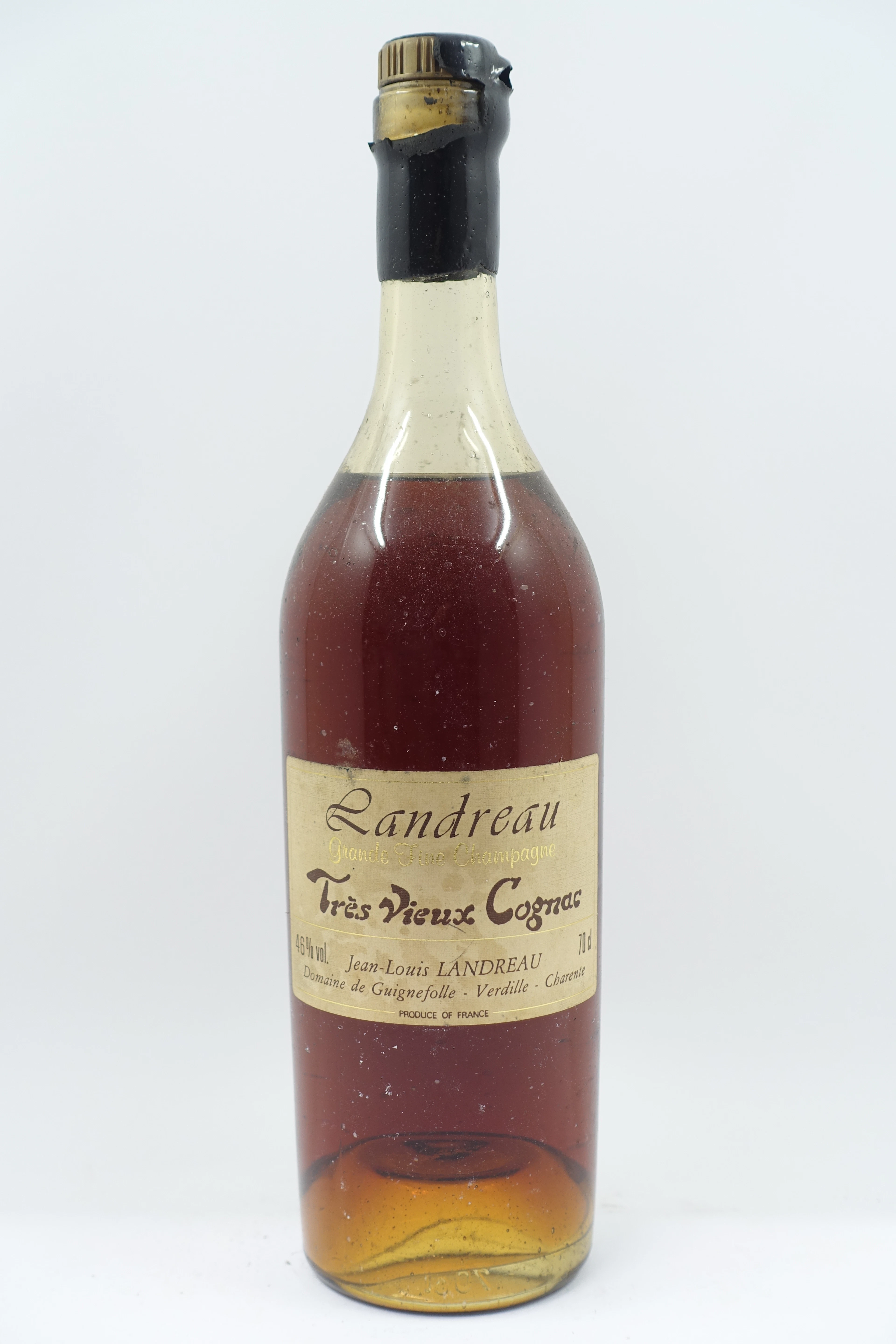 1 bt COGNAC LANDREAU Grande fine Champagne. Domaine de Guignefolle