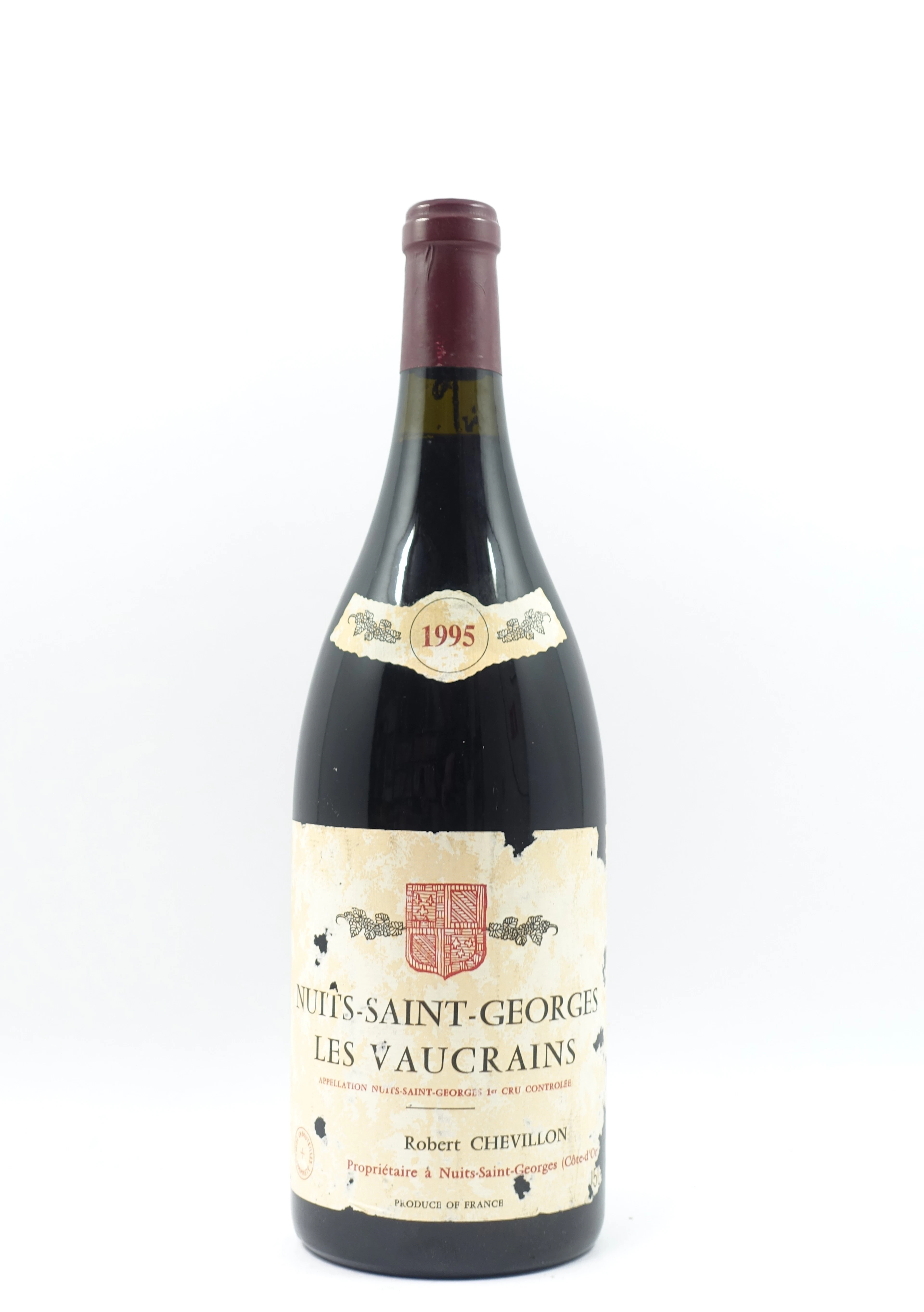 1 mag NUITS SAINT GEORGES 1995 1er cru les Vaucrains. Robert Chevillon