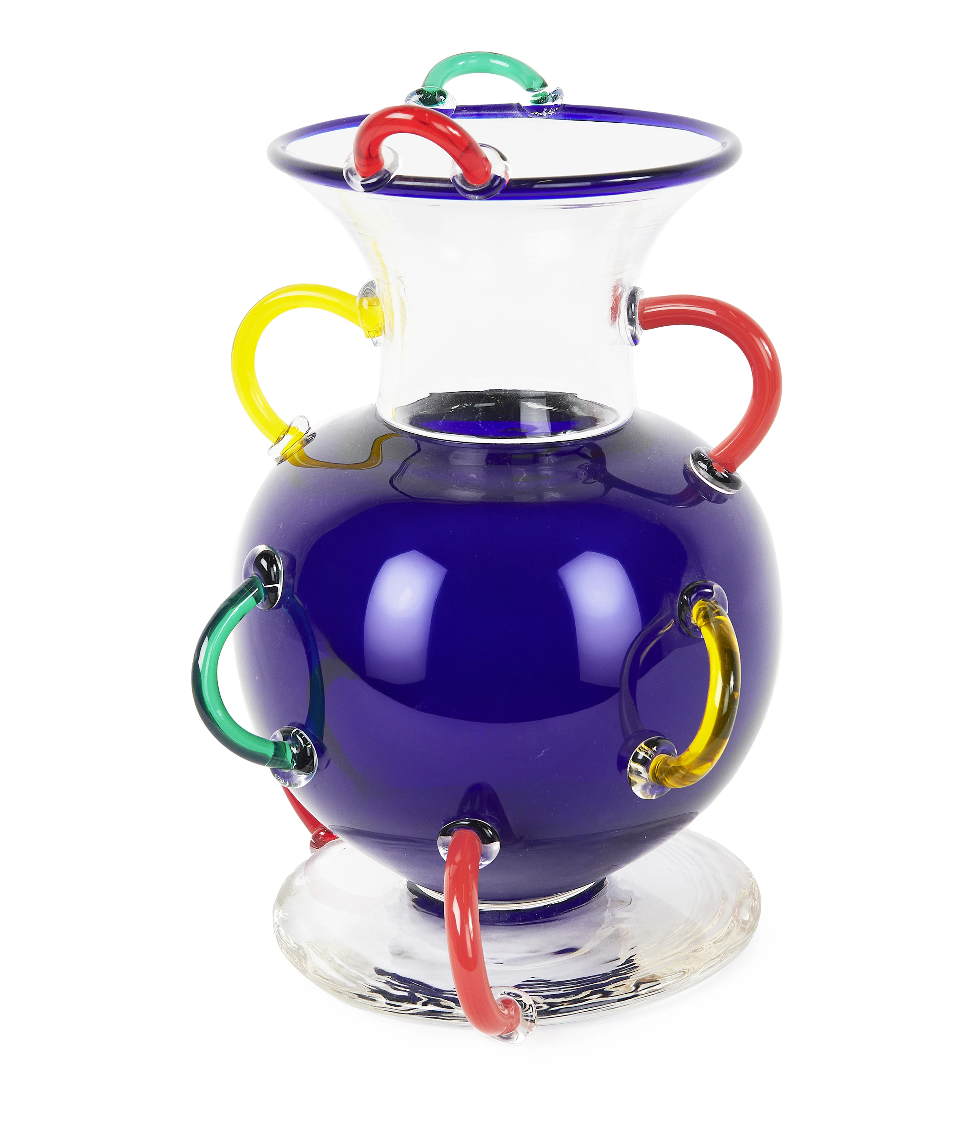 Ettore SOTTSASS 1917-2007 Vase "Mizar" - modèle créé en 1982, le nôtre de 2010