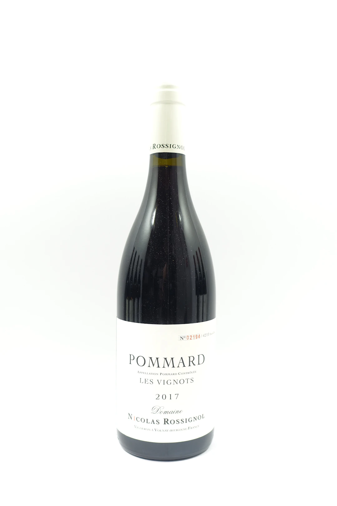 1 bt POMMARD 2017 1er Cru les Vignots. Domaine Nicolas Rossignol