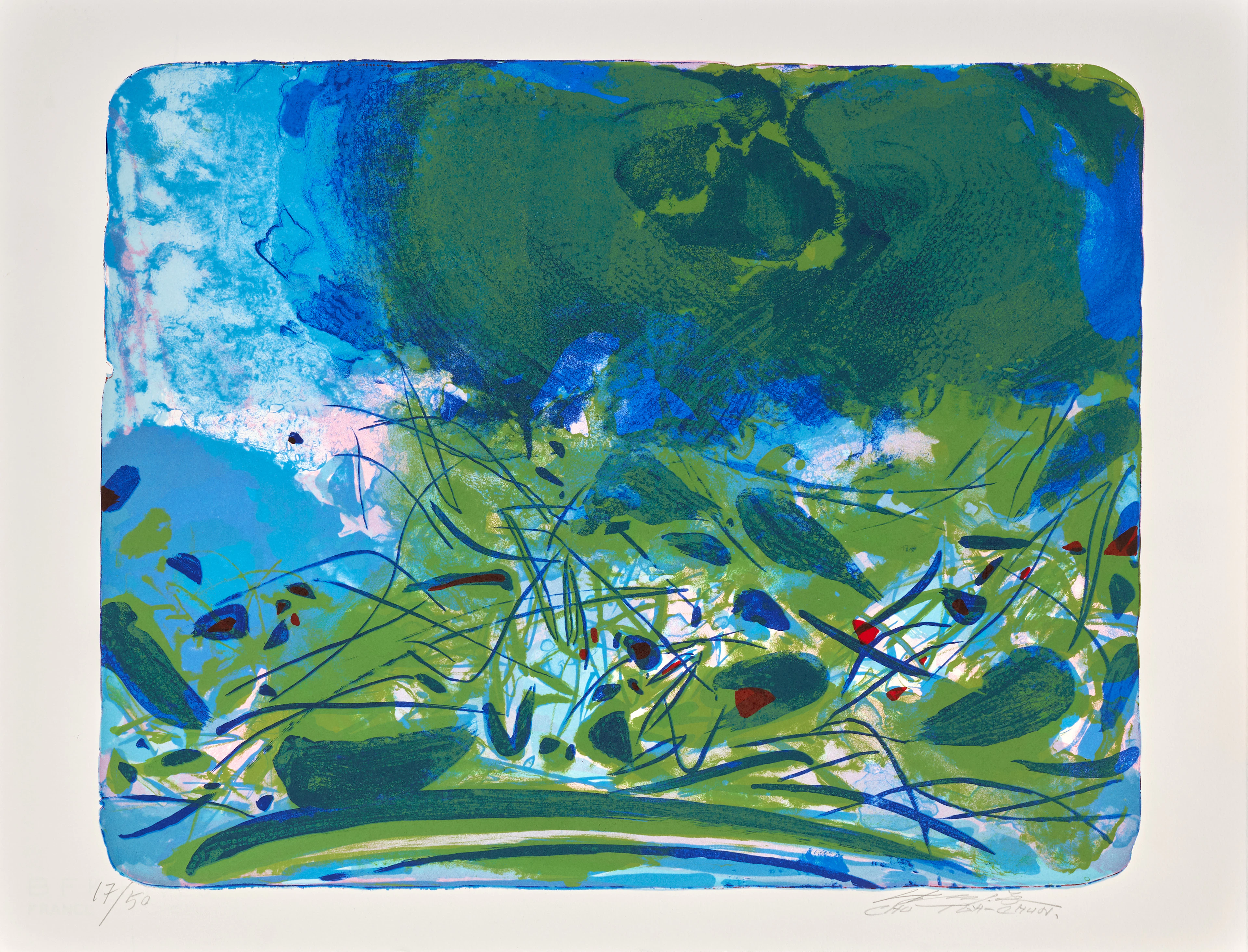 CHU TEH-CHUN 1920- Sans titre - 1997